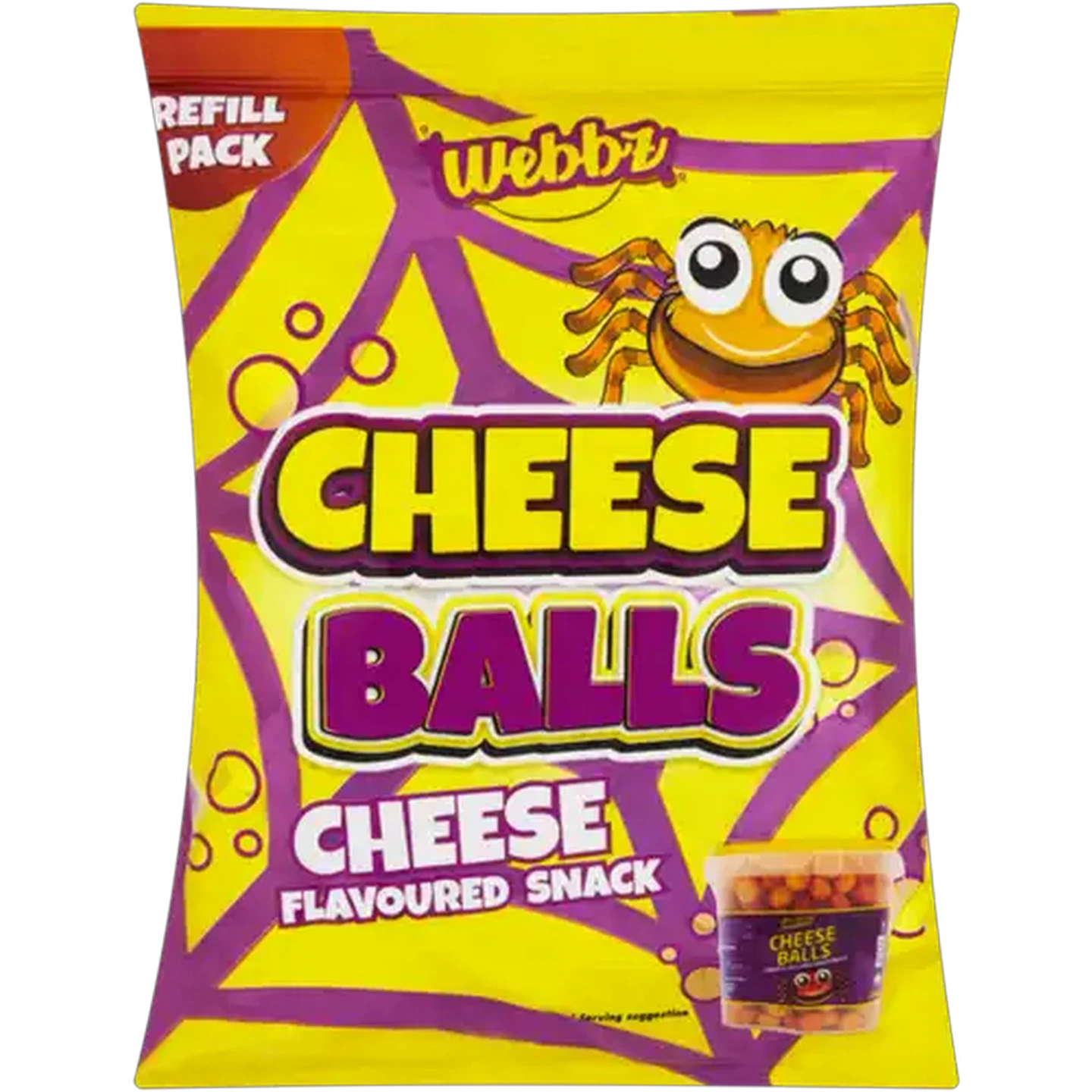 Image of Webbz Cheese Balls 100g