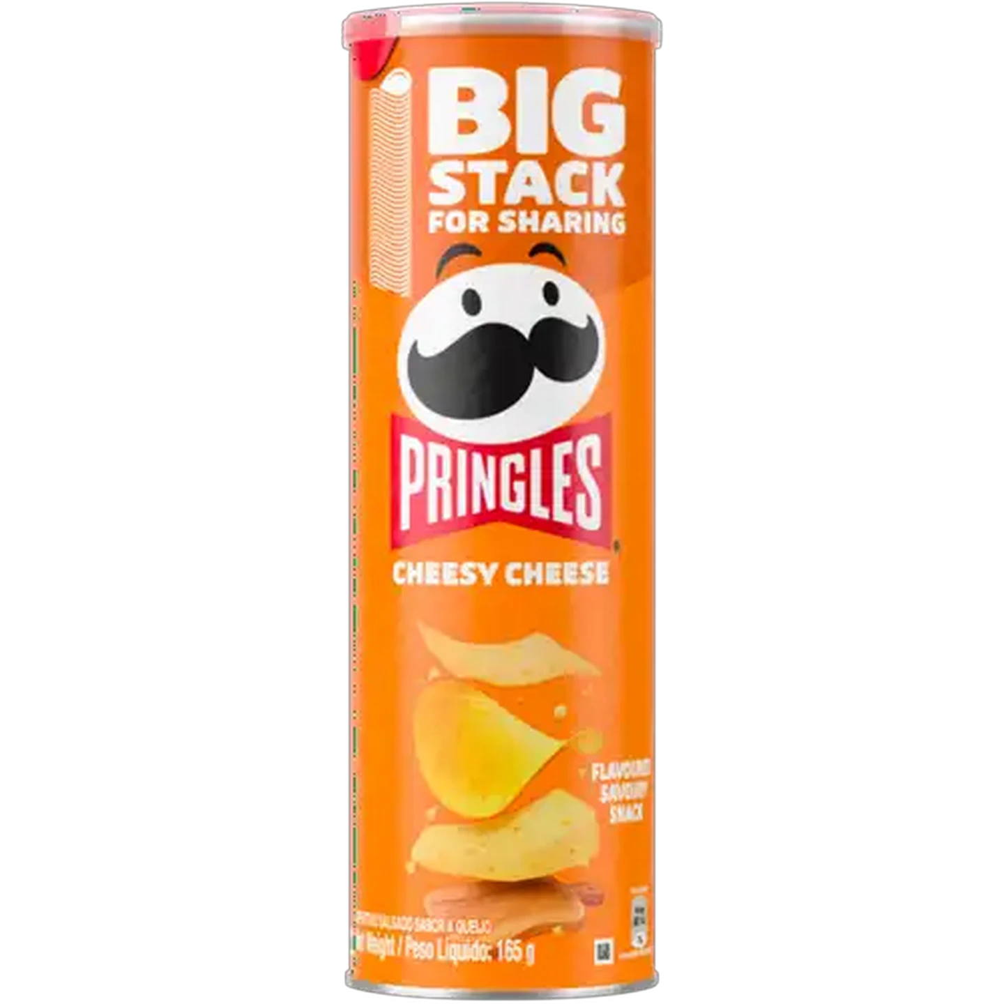 Image of Pringles Cheesy Cheese Flavoured Savoury Snack 165g