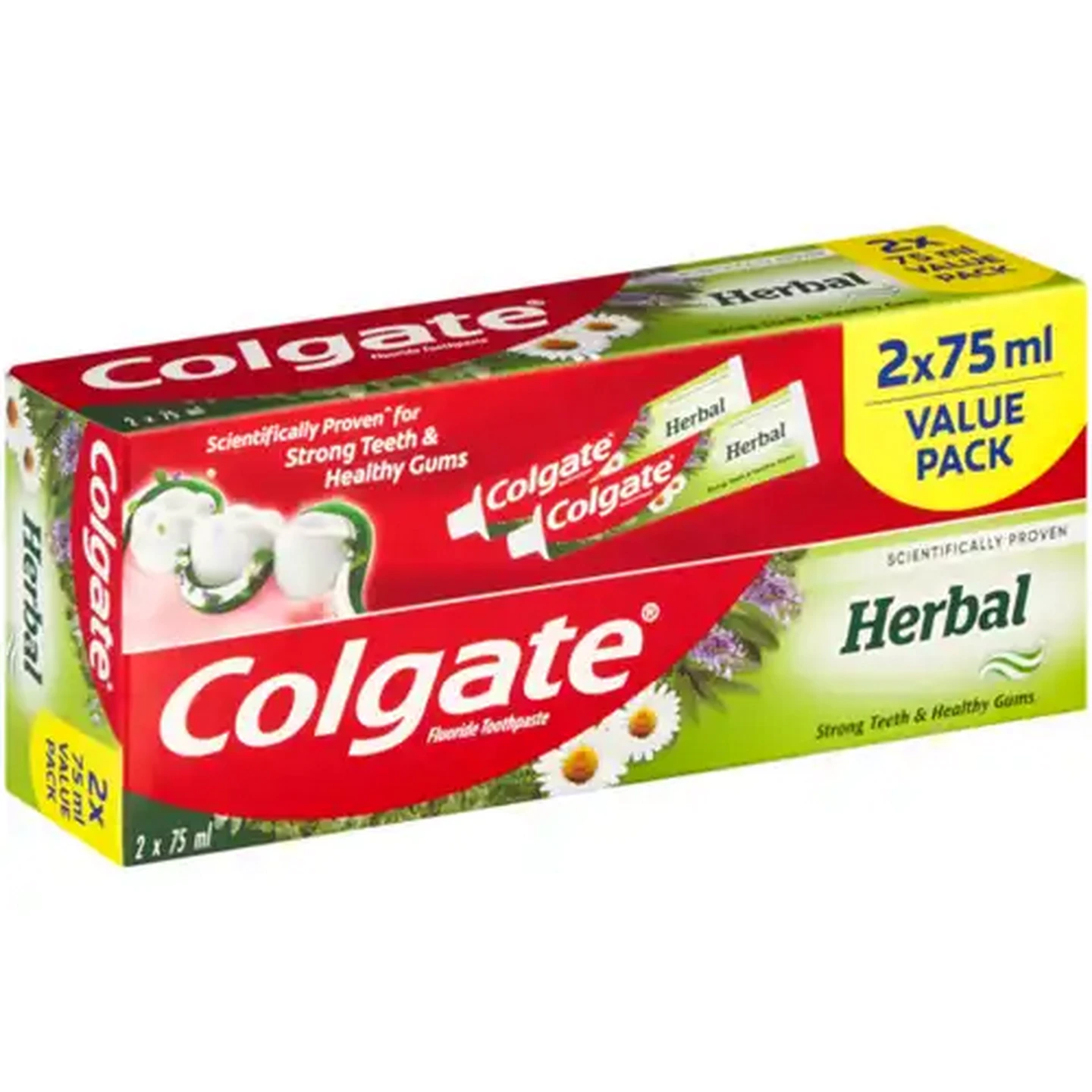 Image of Colgate Herbal Fluoride Toothpaste 2 x 75ml
