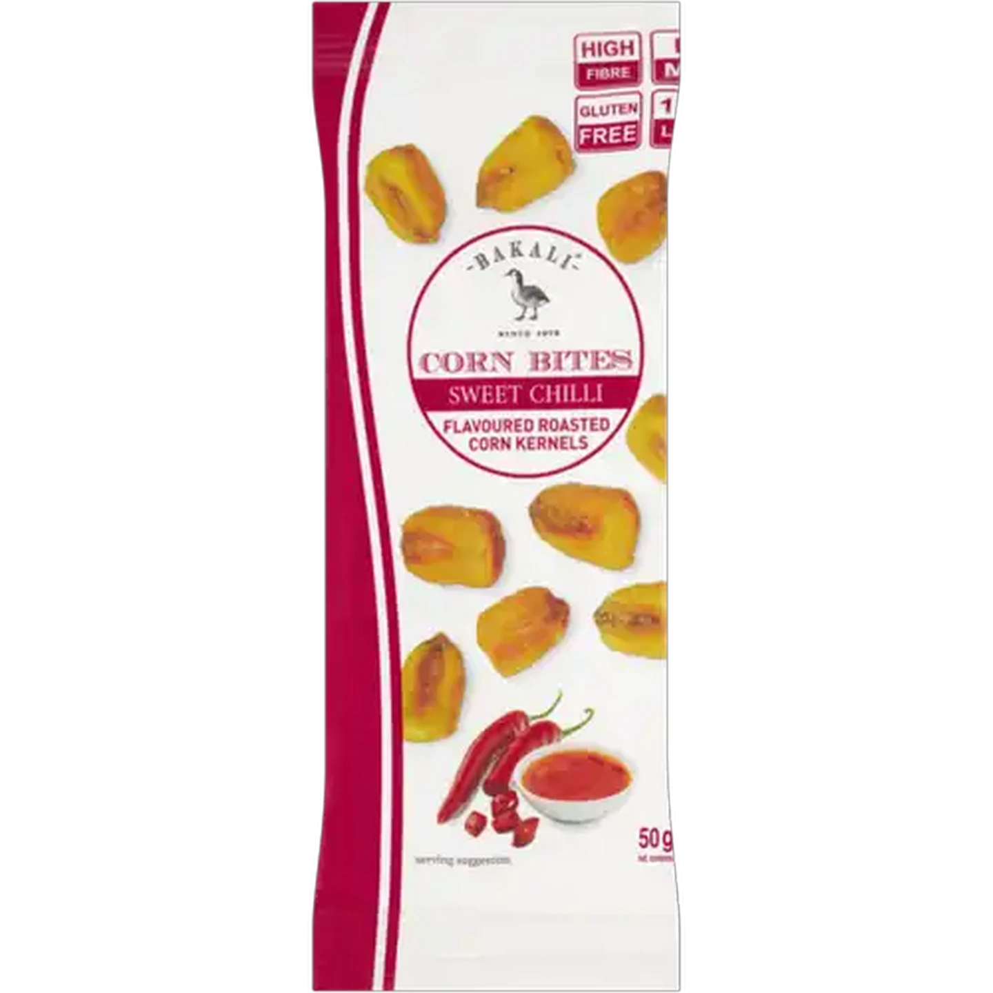 Image of Bakali Sweet Chilli Flavoured Corn Bites 50g