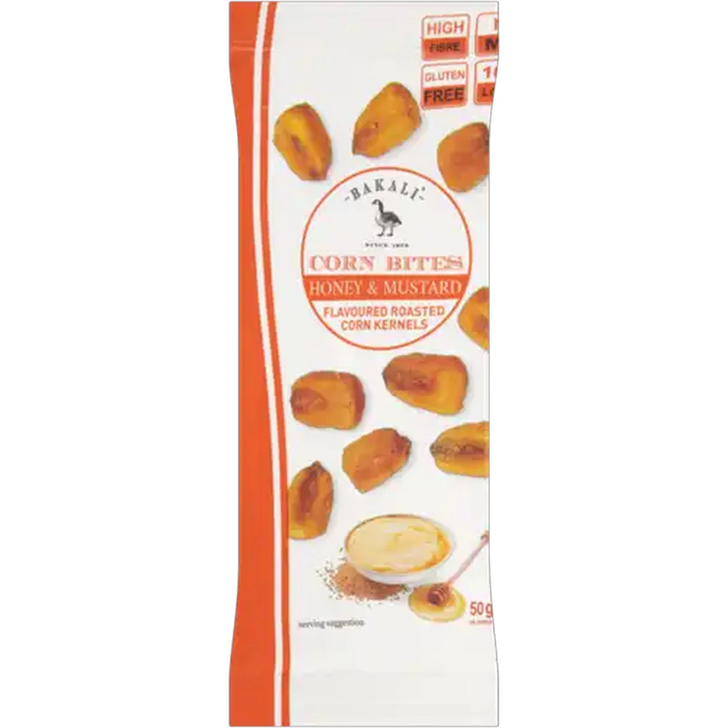 Image of Bakali Honey & Mustard Flavoured Corn Bites 50g