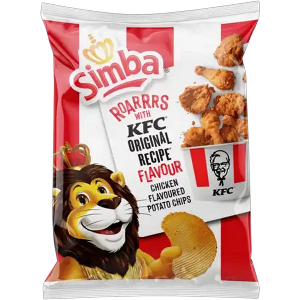 Simba KFC Original Recipe Chicken Flavoured Potato Chips 36g