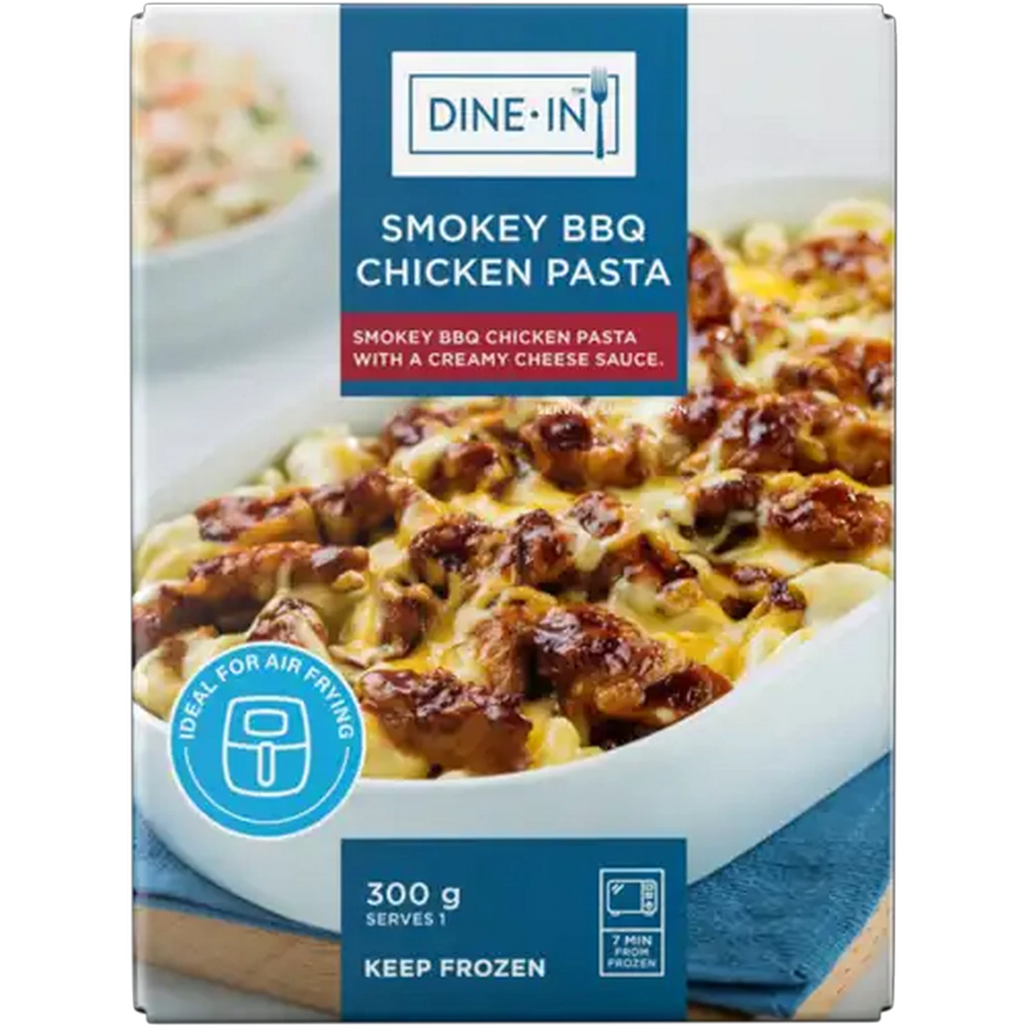 Image of Dine-In Frozen Smokey BBQ Chicken Pasta 300g