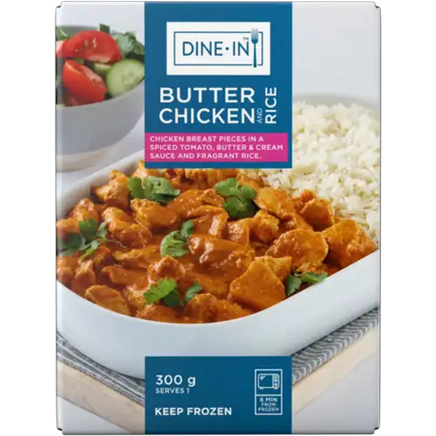 Image of Dine-In Frozen Butter Chicken & Rice 300g