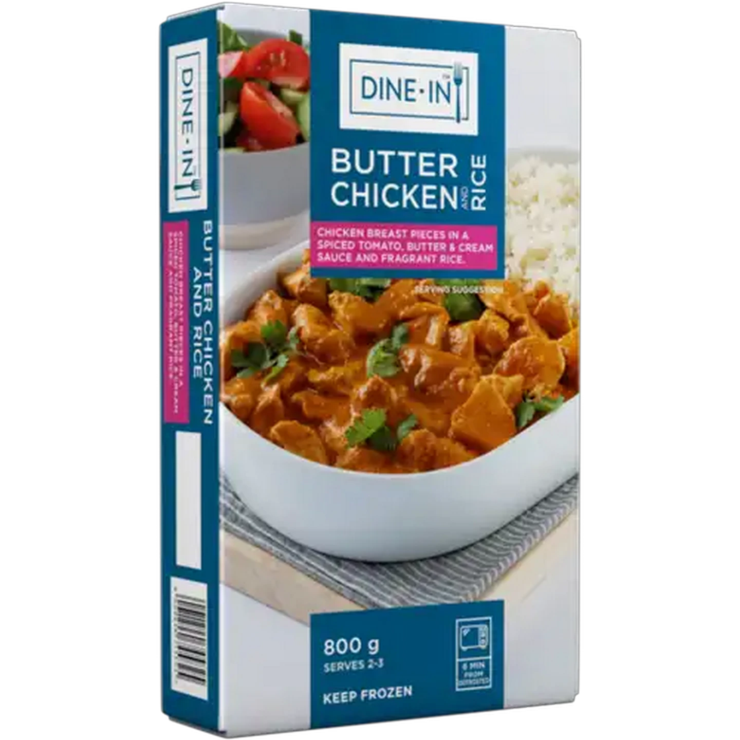 Image of Dine-In Frozen Butter Chicken & Rice 800g