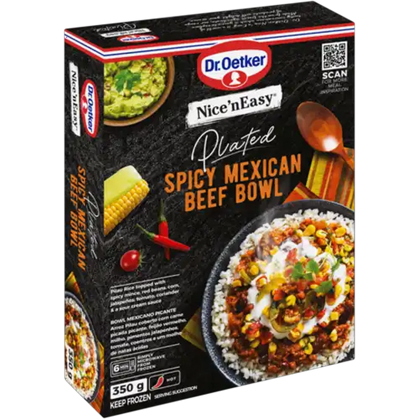 Image of Dr. Oetker Nice 'n Easy Frozen Spicy Mexican Beef Bowl 350g