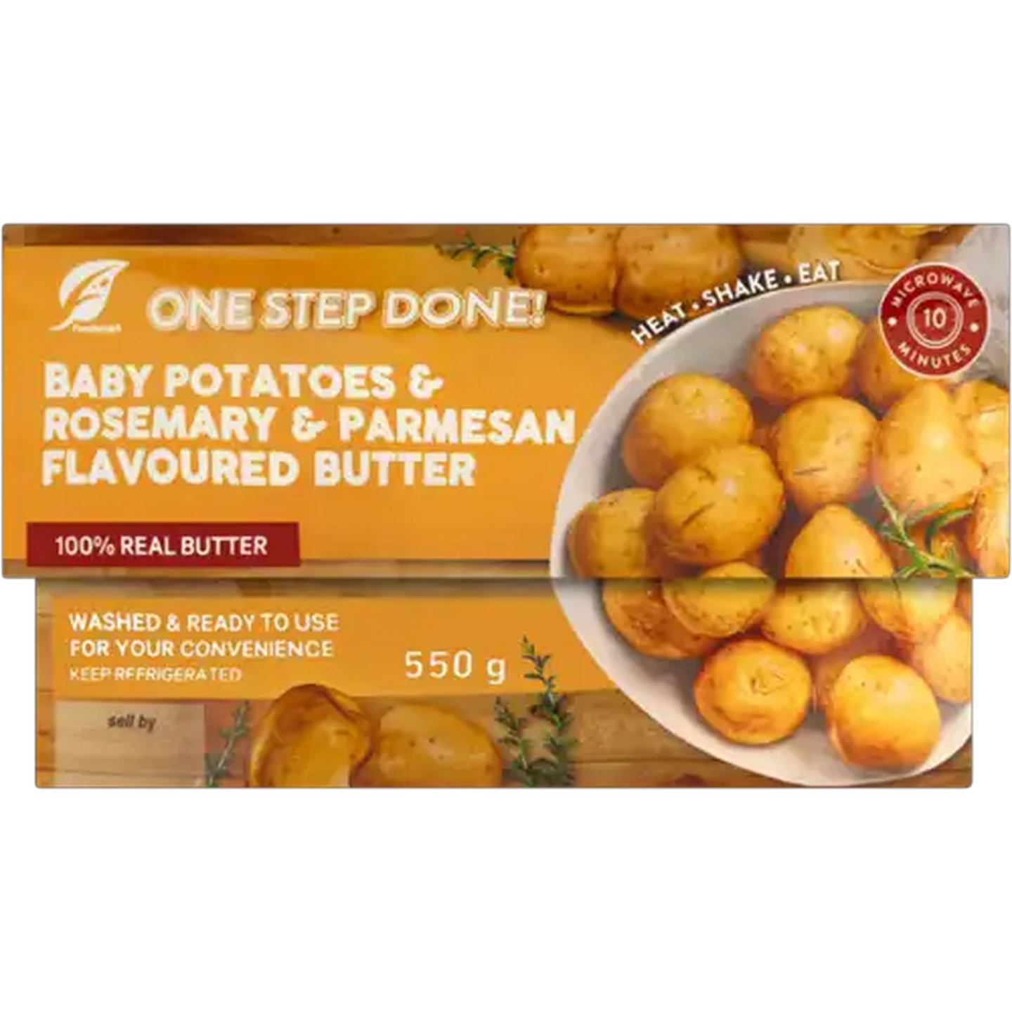 Image of Baby Potatoes & Rosemary & Parmesan Flavoured Butter 550g