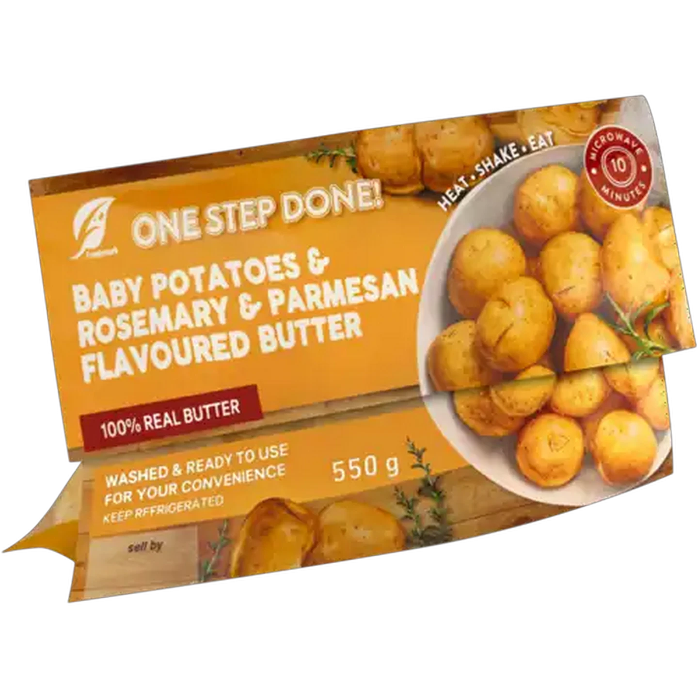 Image of Baby Potatoes & Rosemary & Parmesan Flavoured Butter 550g