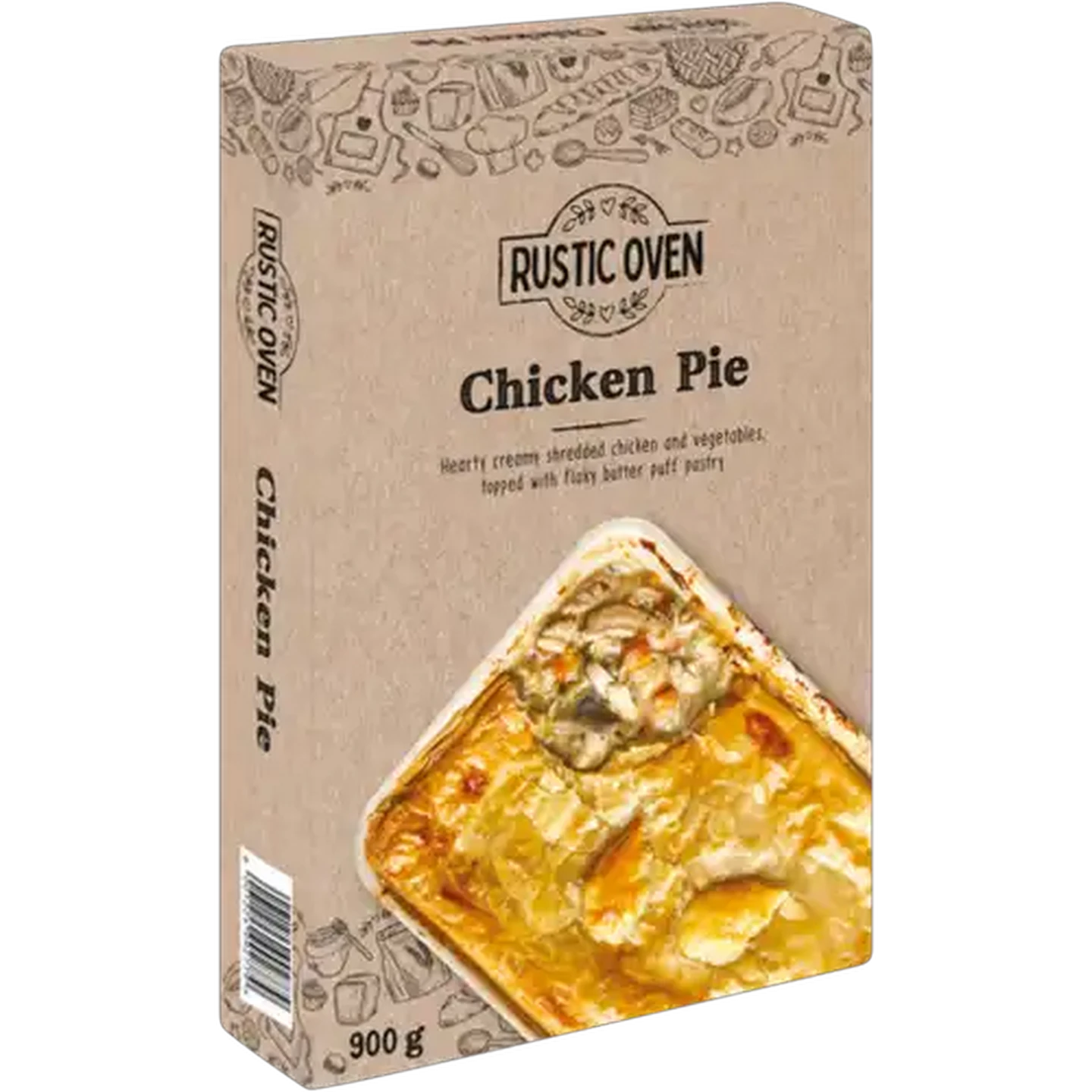 Image of Rustic Oven Frozen Chicken Pie 900g