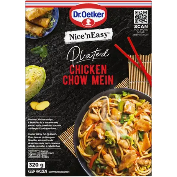 Dr. Oetker Nice'nEasy Frozen Chicken Chow Mein 320g