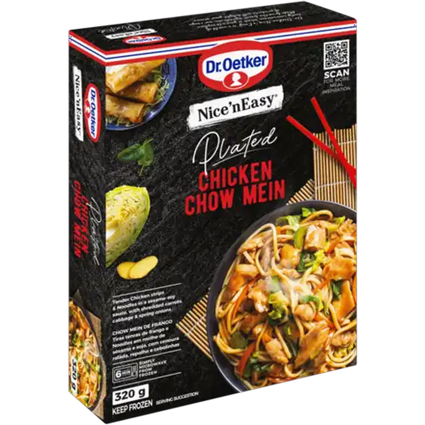 Image of Dr. Oetker Nice'nEasy Frozen Chicken Chow Mein 320g