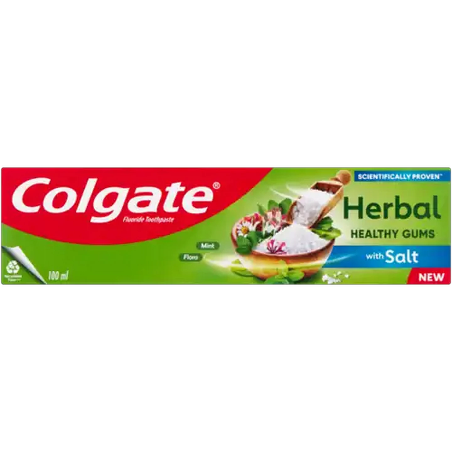 Image of Colgate Herbal Fluoride Toothpaste with Salt 100ml