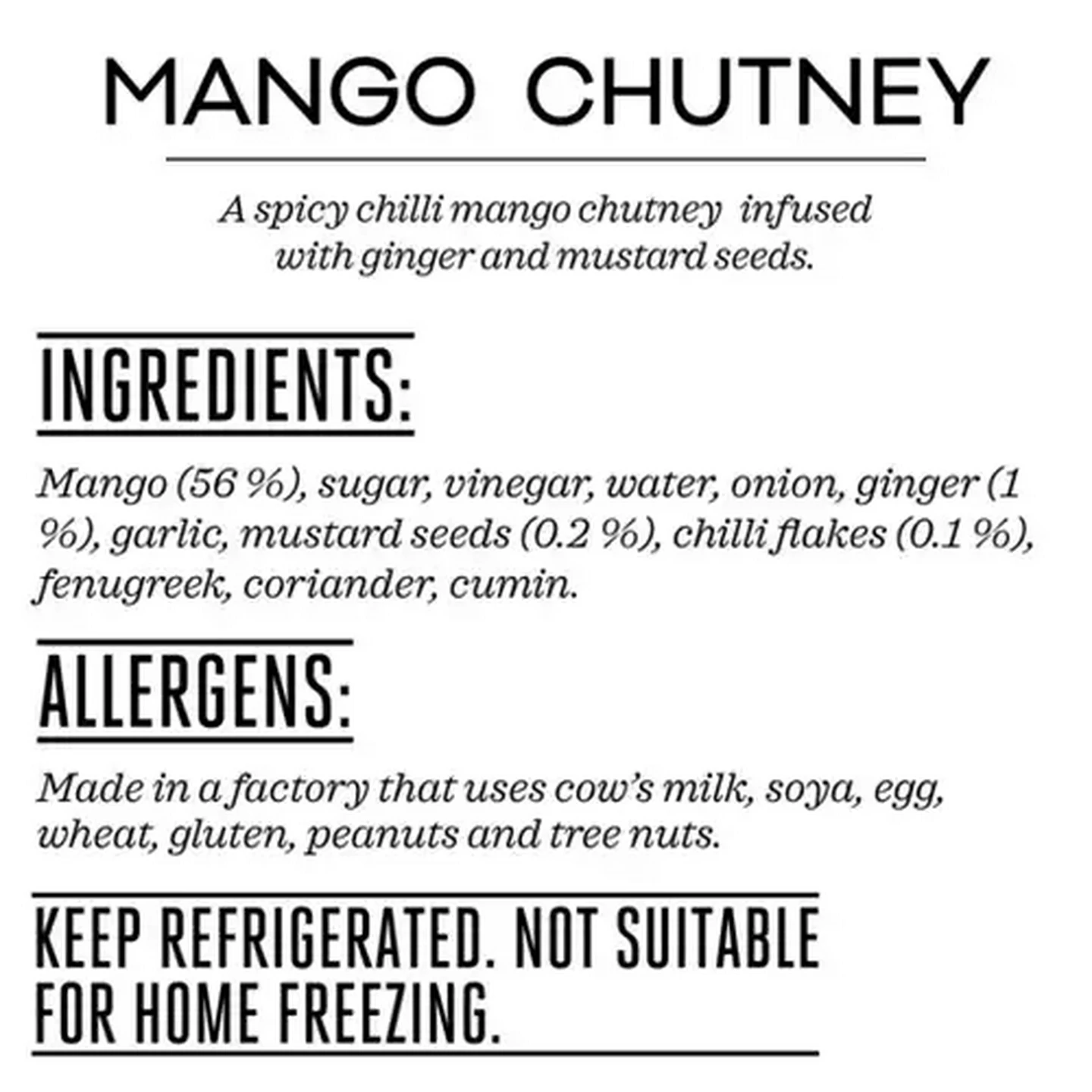 Image of Forage And Feast Mango Chutney 230g