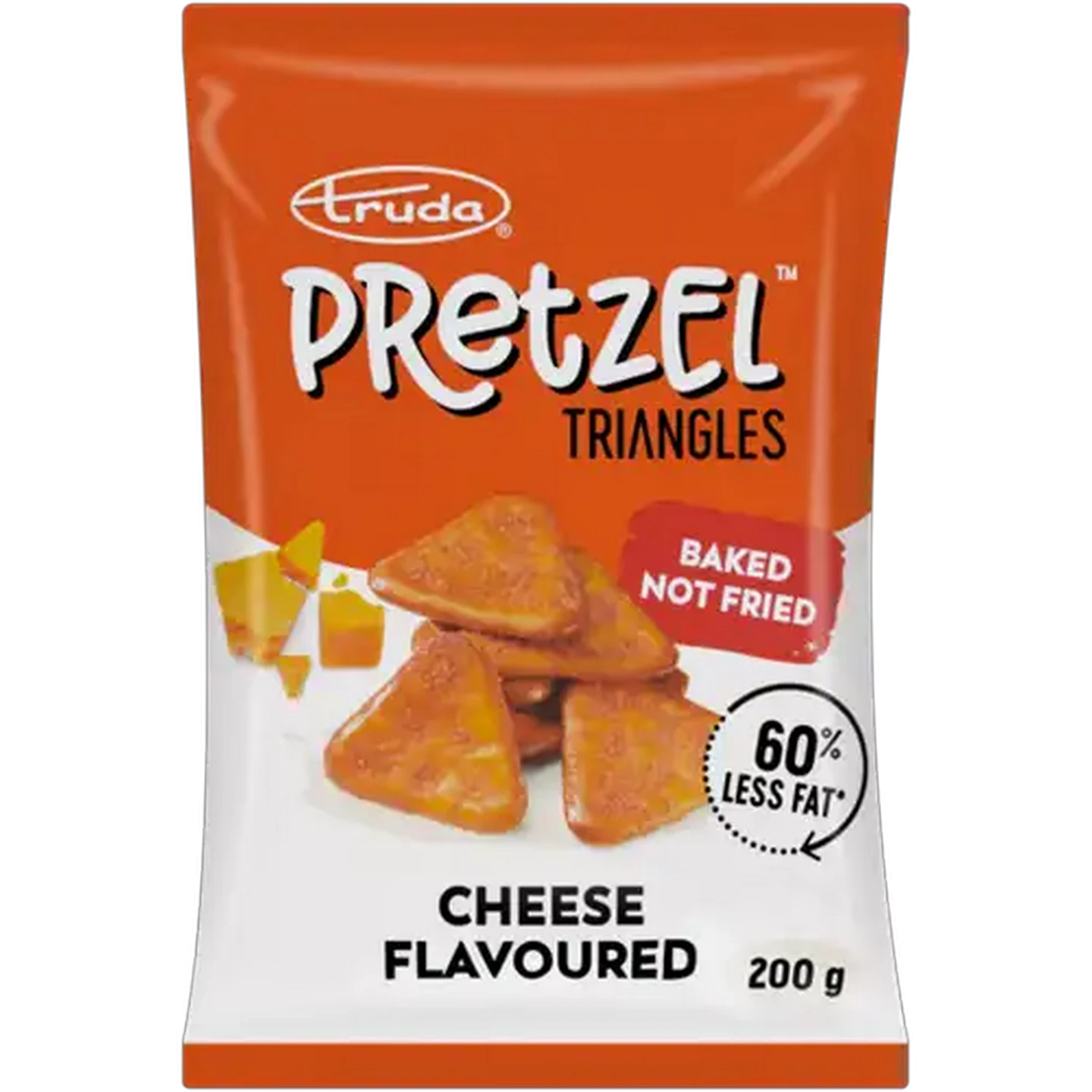 Image of Truda Pretzel Cheese Flavoured Triangles 200g