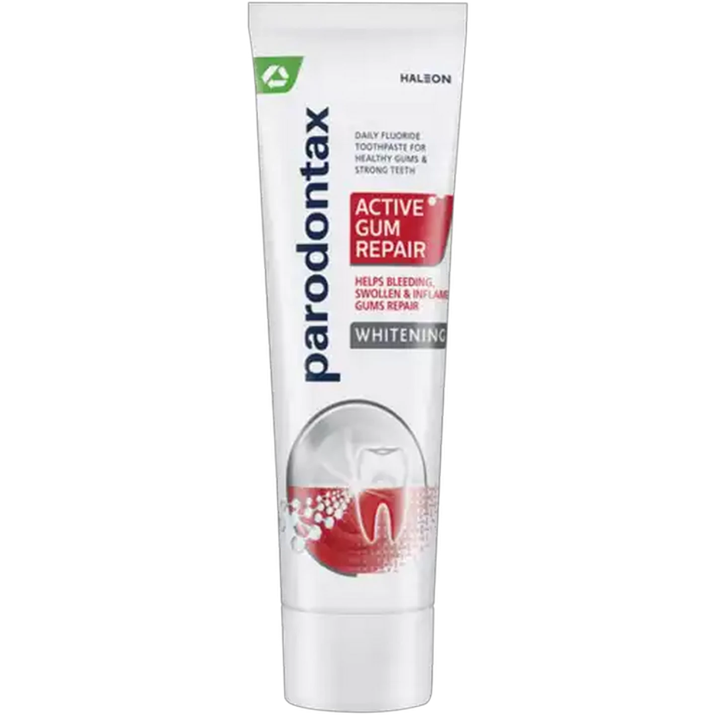Image of Parodontax Active Gum Repair Whitening Advanced Daily Fluoride Toothpaste 75ml