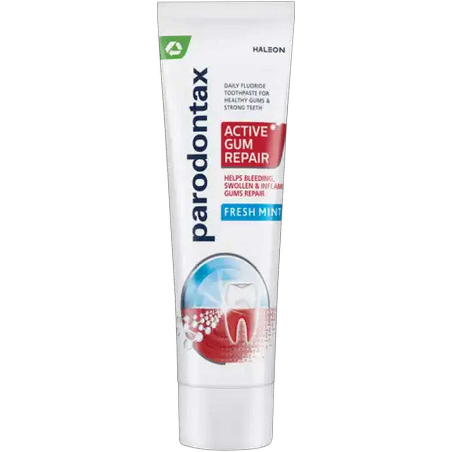 Image of Parodontax Active Gum Repair Fresh Mint Daily Fluoride Toothpaste 75ml