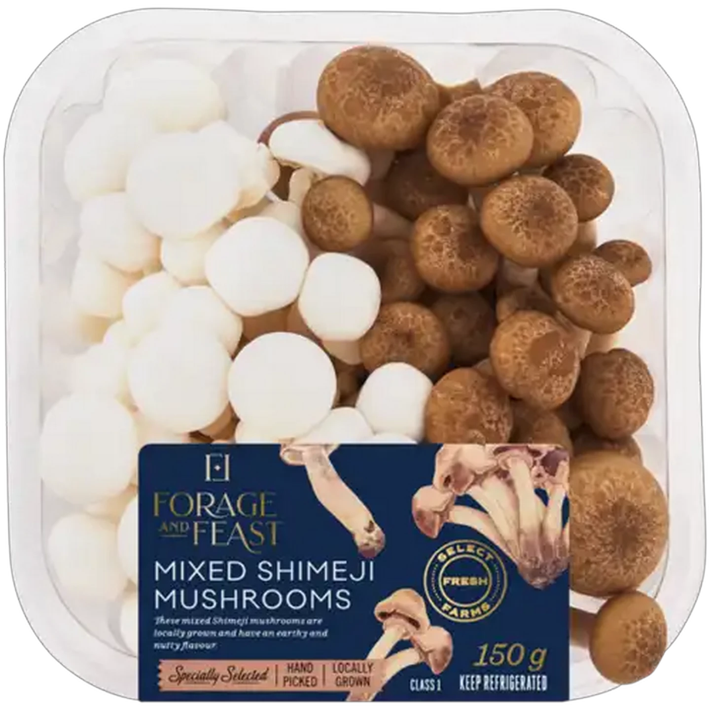 Image of Forage And Feast Mixed Shimeji Mushrooms 150g