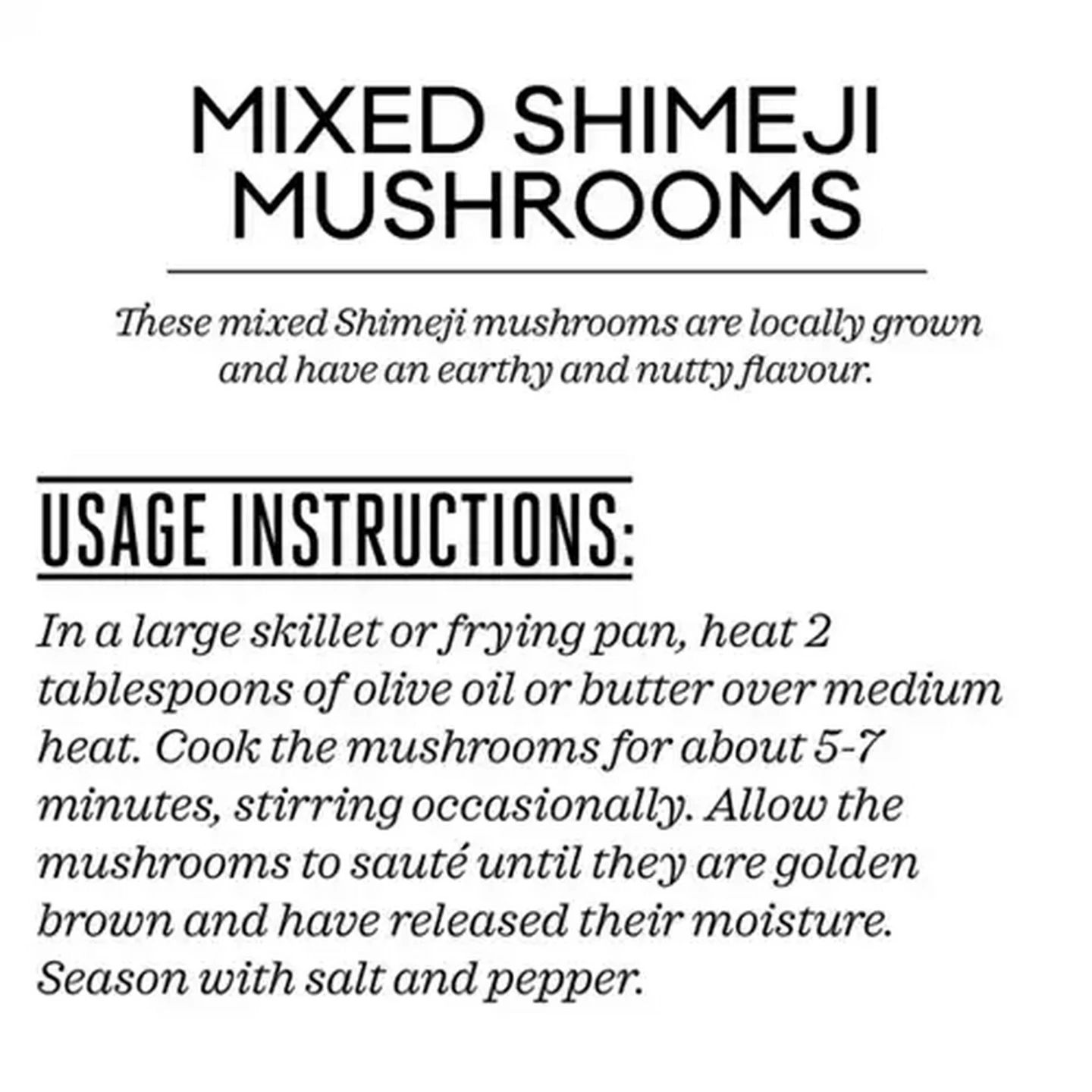 Image of Forage And Feast Mixed Shimeji Mushrooms 150g