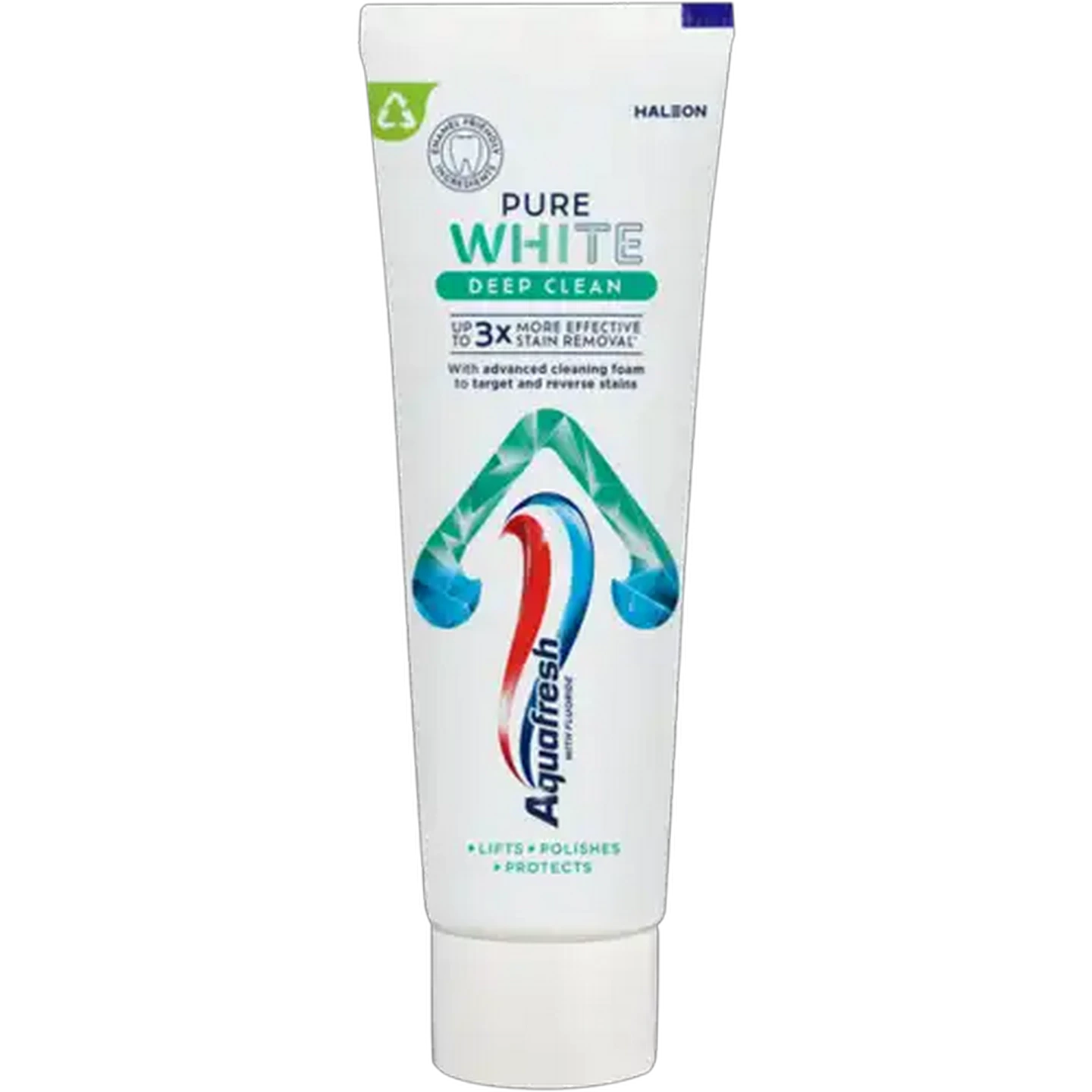 Image of Aquafresh Pure White Deep Clean Fluoride Toothpaste 75ml