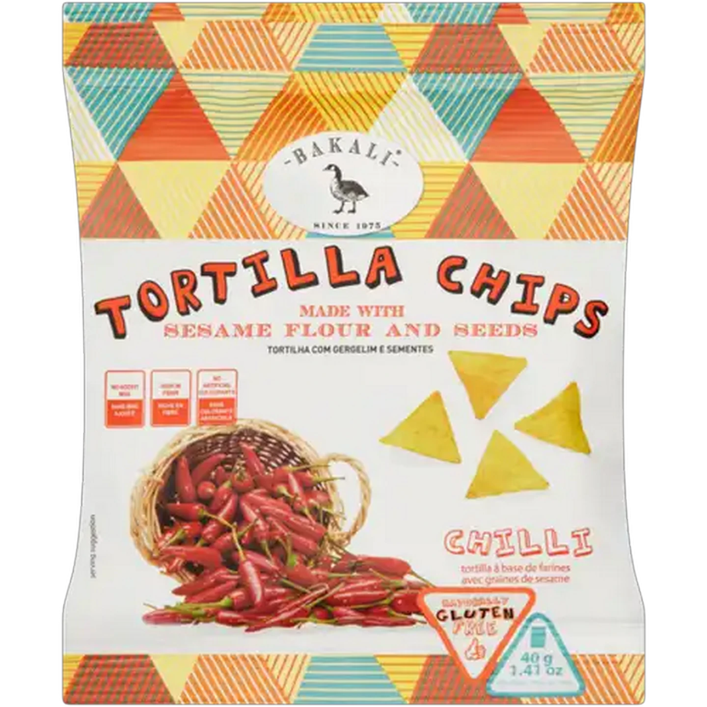 Image of Bakali Chilli Tortilla Chips 40g