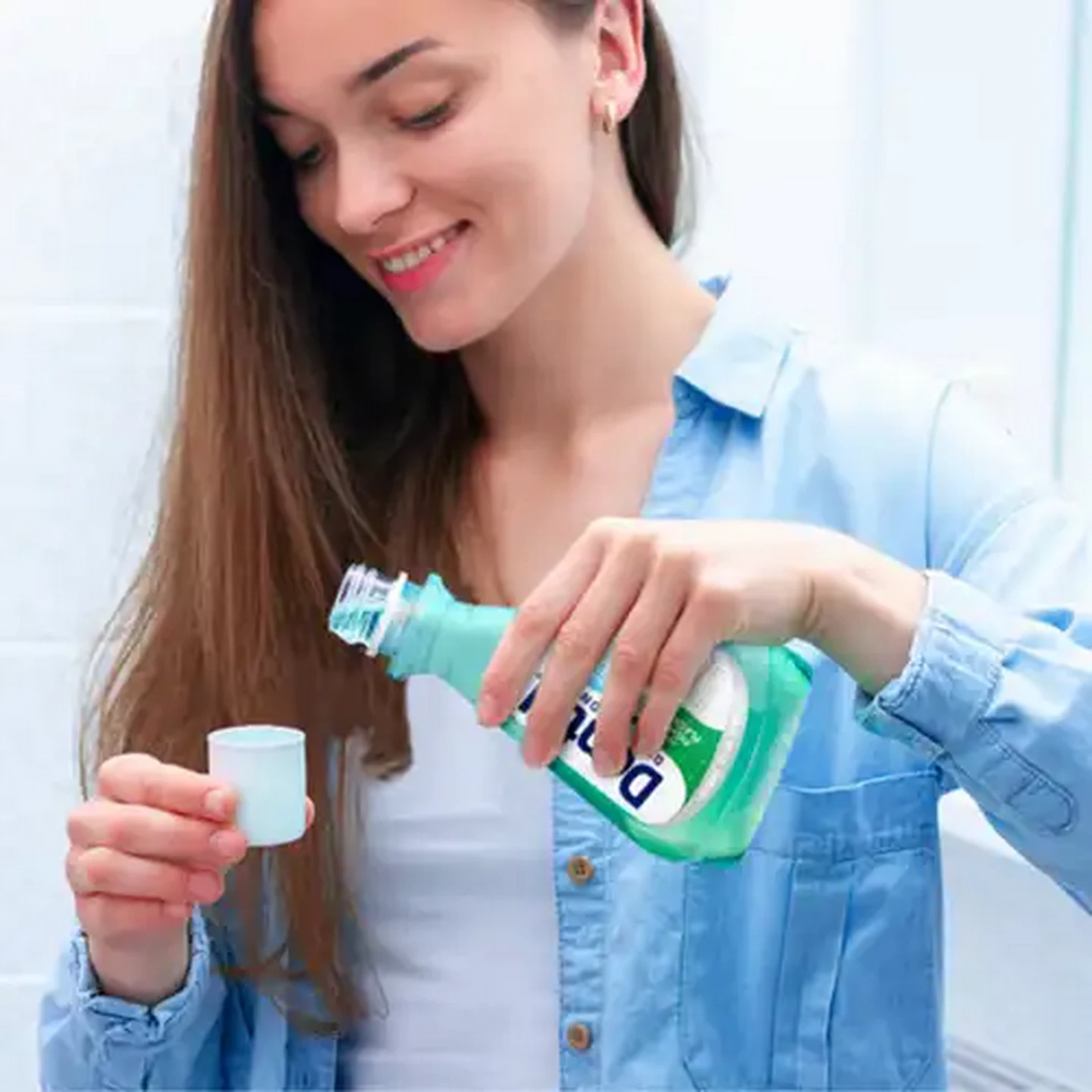Image of Dentyl Dual Action Smooth Mint Mouthwash 500ml