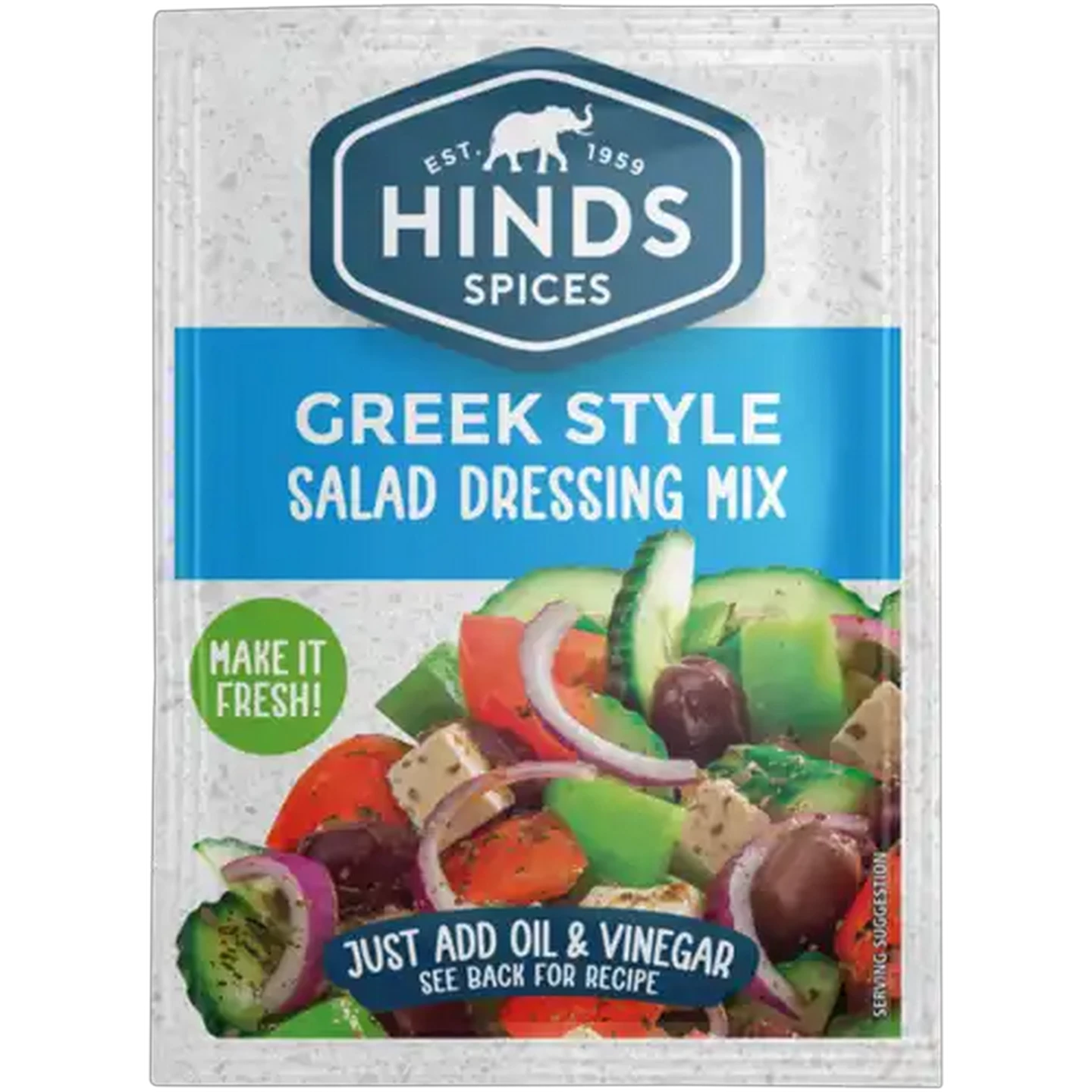 Image of Hinds Spices Greek Style Salad Dressing Mix 10g