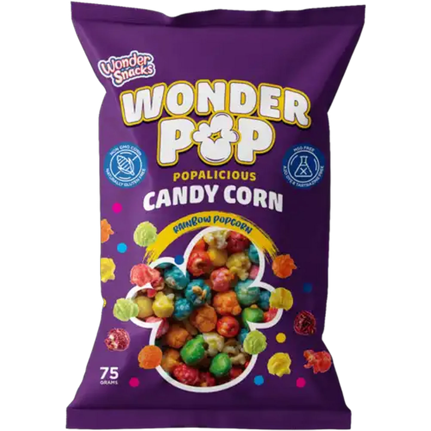 Image of Wonder Snacks Wonder Pop Rainbow Popcorn 75g