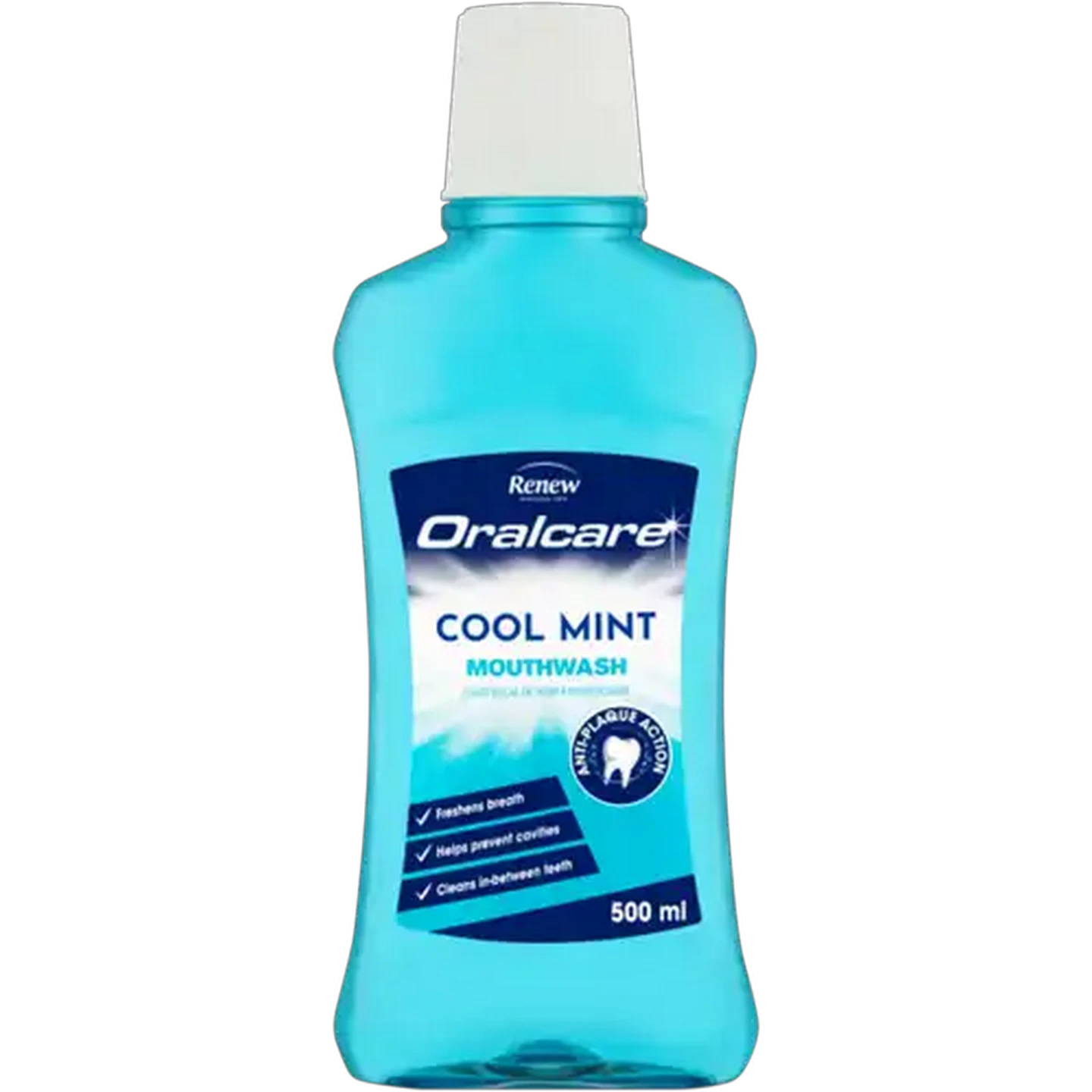 Image of Renew Oralcare Cool Mint Mouthwash 500ml