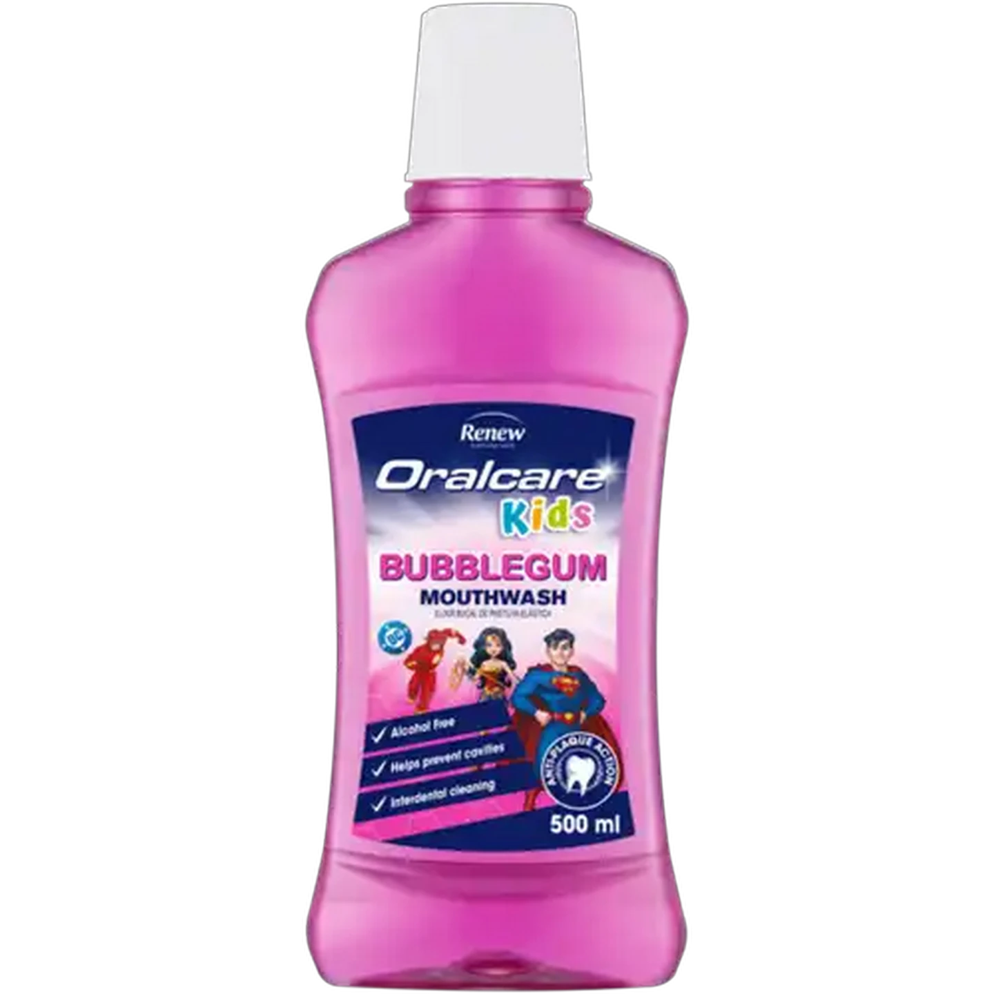 Image of Renew Oralcare Bubblegum Kids Mouthwash 500ml