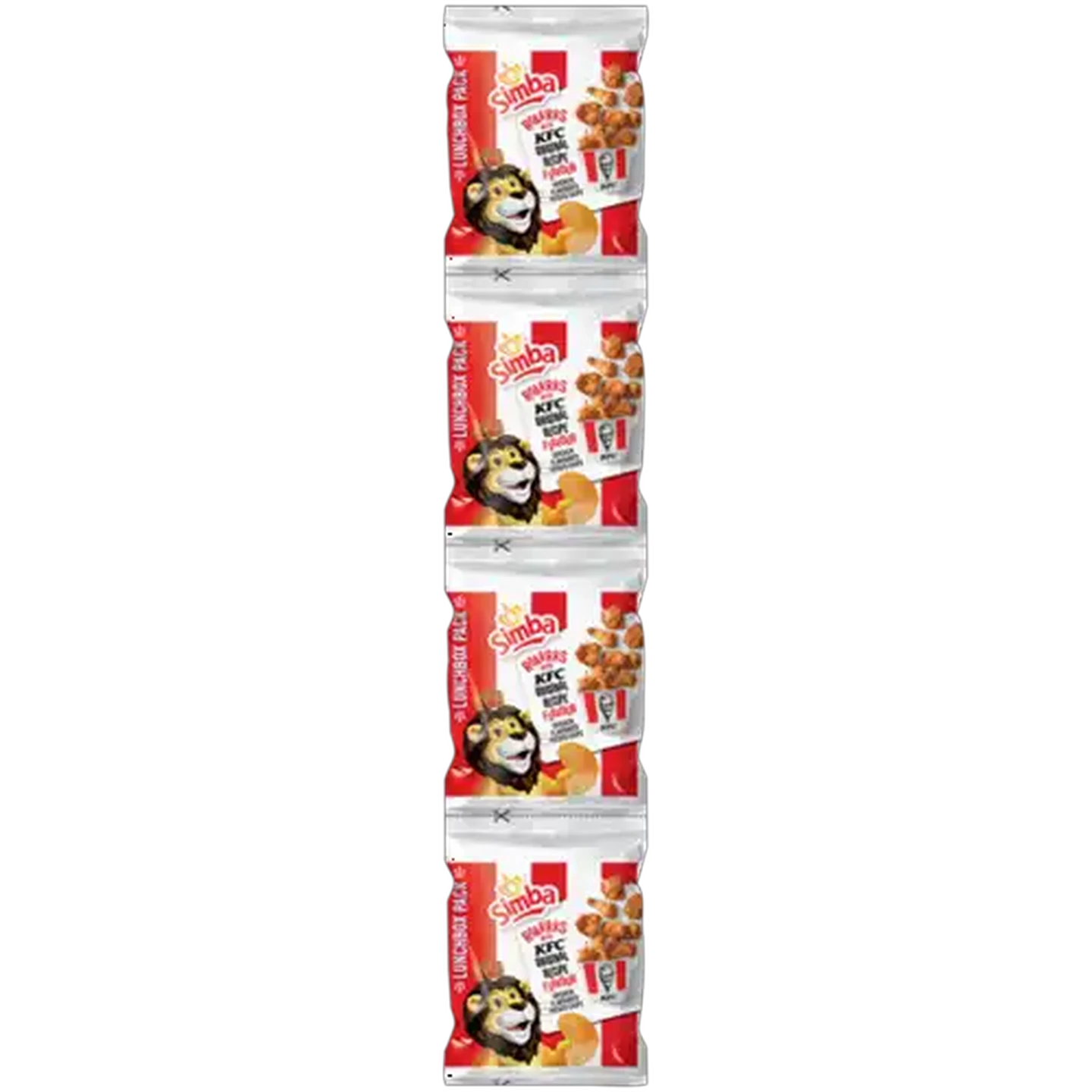 Image of Simba KFC Original Recipe Flavour Potato Chips 4 x 25g