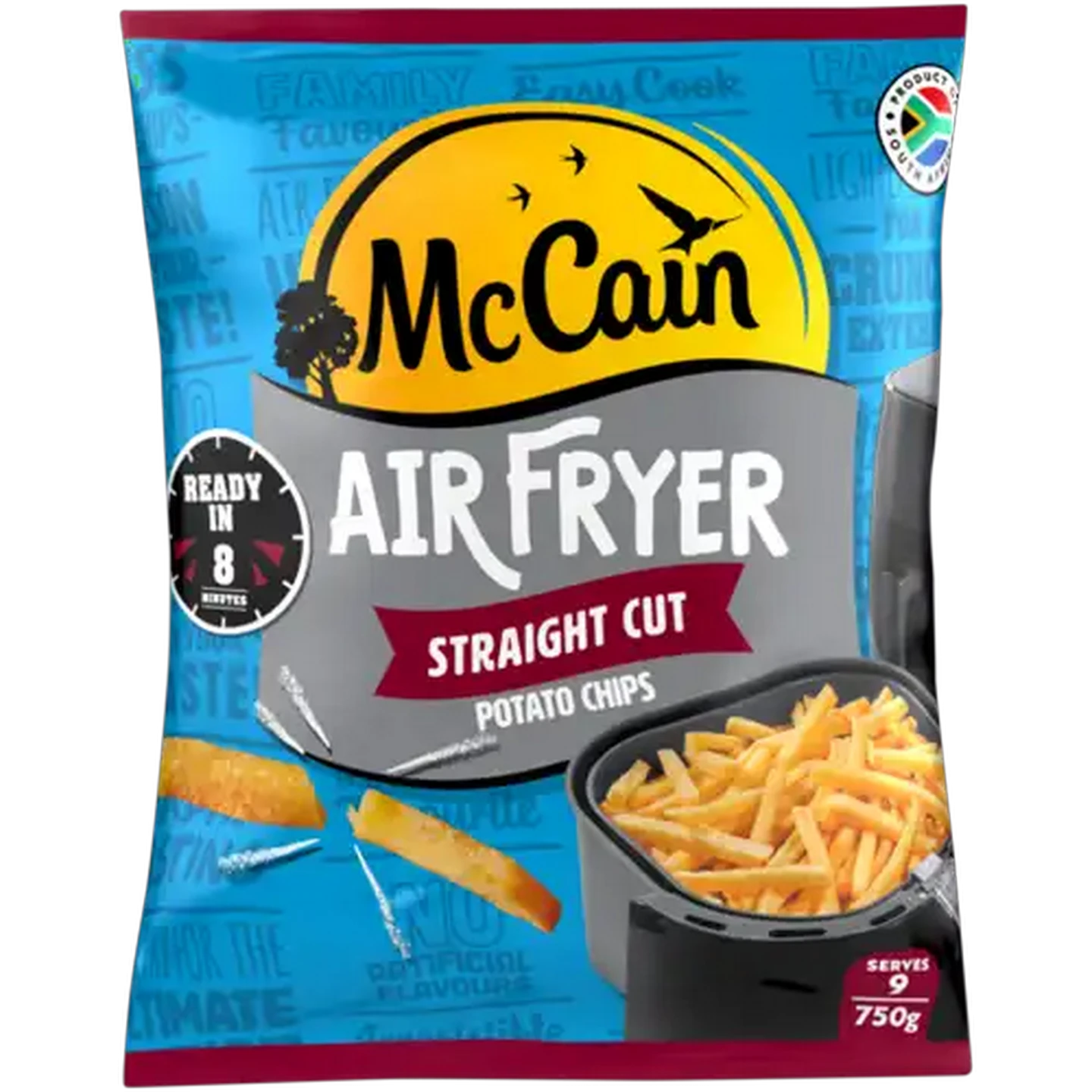 Image of McCain Frozen Air Fryer Straight Cut Potato Chips 750g