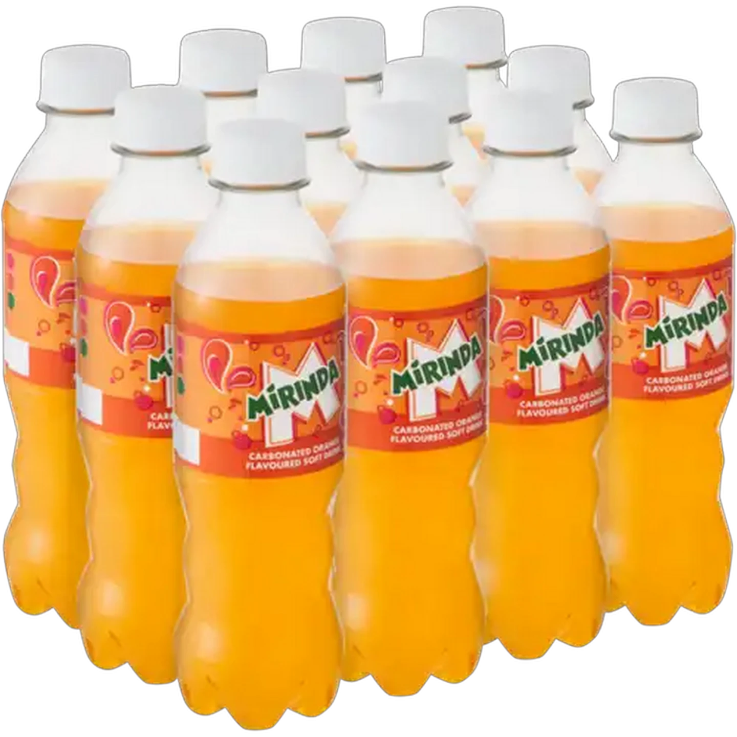 Image of Mirinda Carbonated Orange Flavoured Soft Drink 12 x 330ml