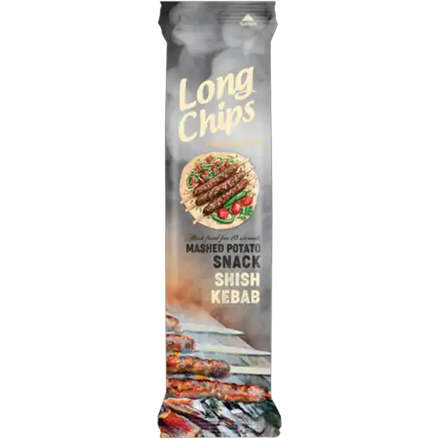 Image of Long Chips Shish Kebab Mashed Potato Snack 75g