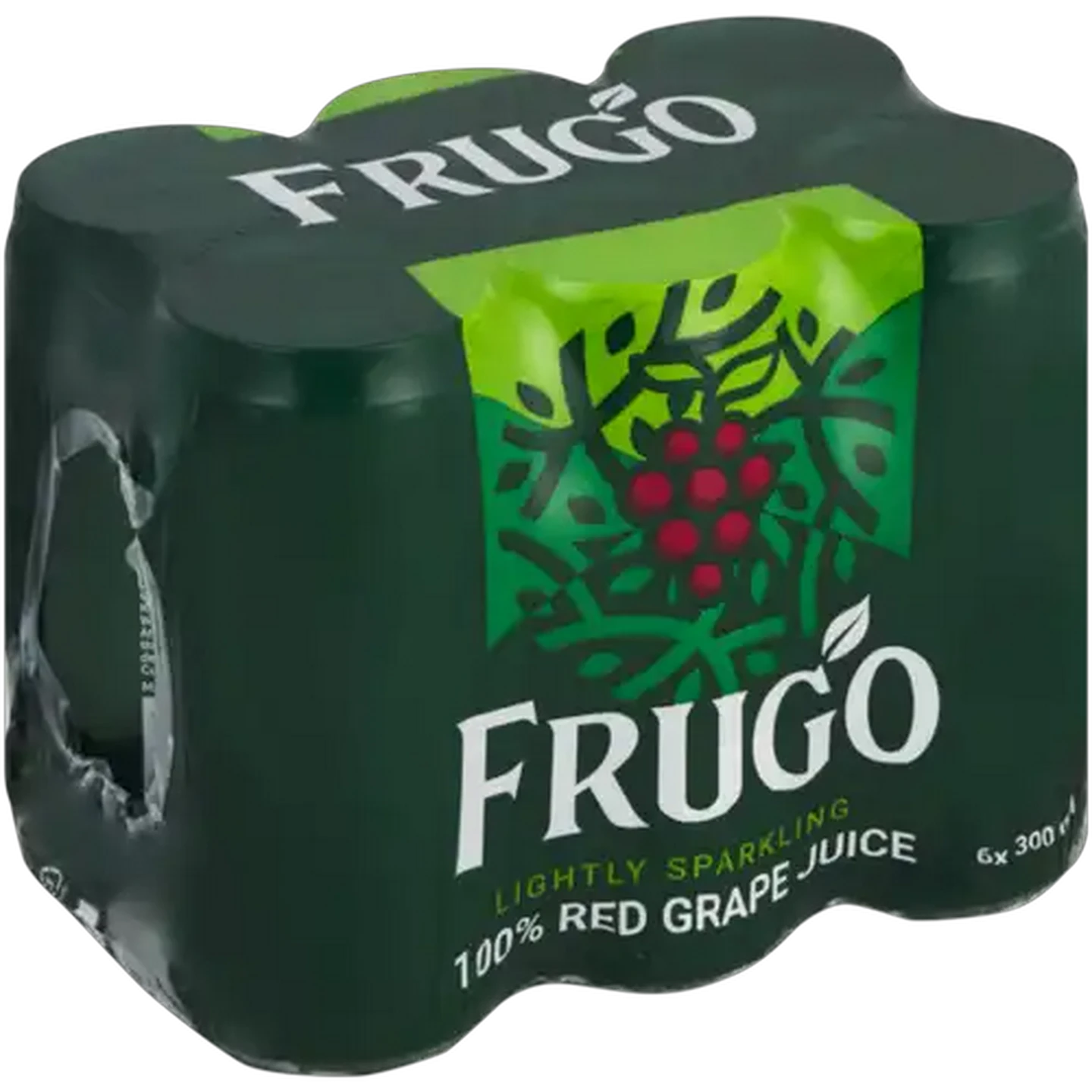 Image of Frugo 100% Lightly Sparkling Red Grape Juice 6 x 300ml