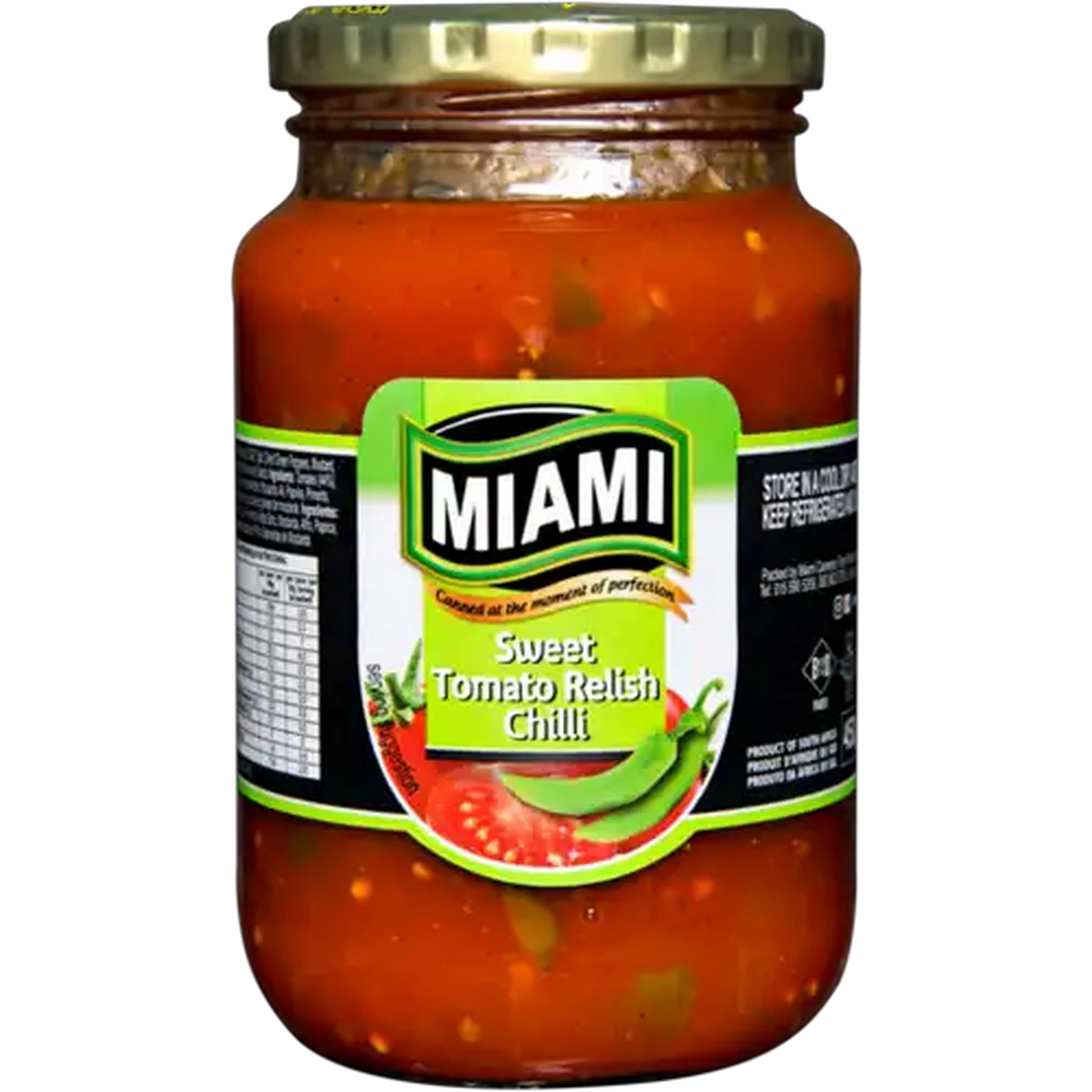 Image of Miami Sweet Tomato Relish with Chilli 450g