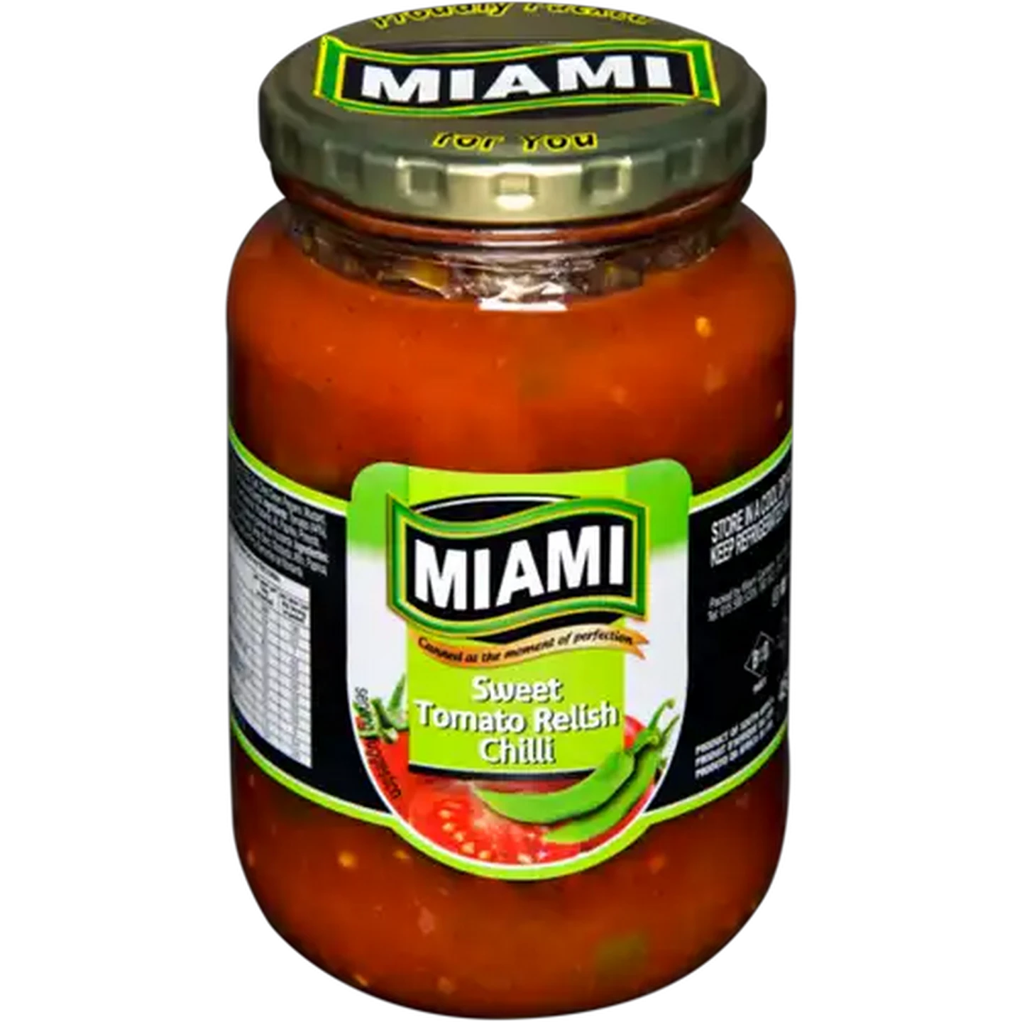 Image of Miami Sweet Tomato Relish with Chilli 450g