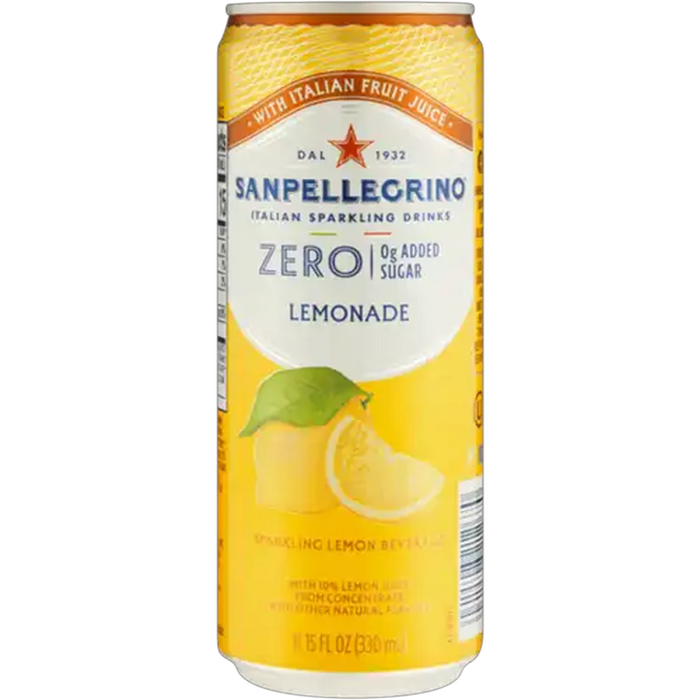 Image of Sanpellegrino Lemonade Zero Italian Sparkling Drink 330ml