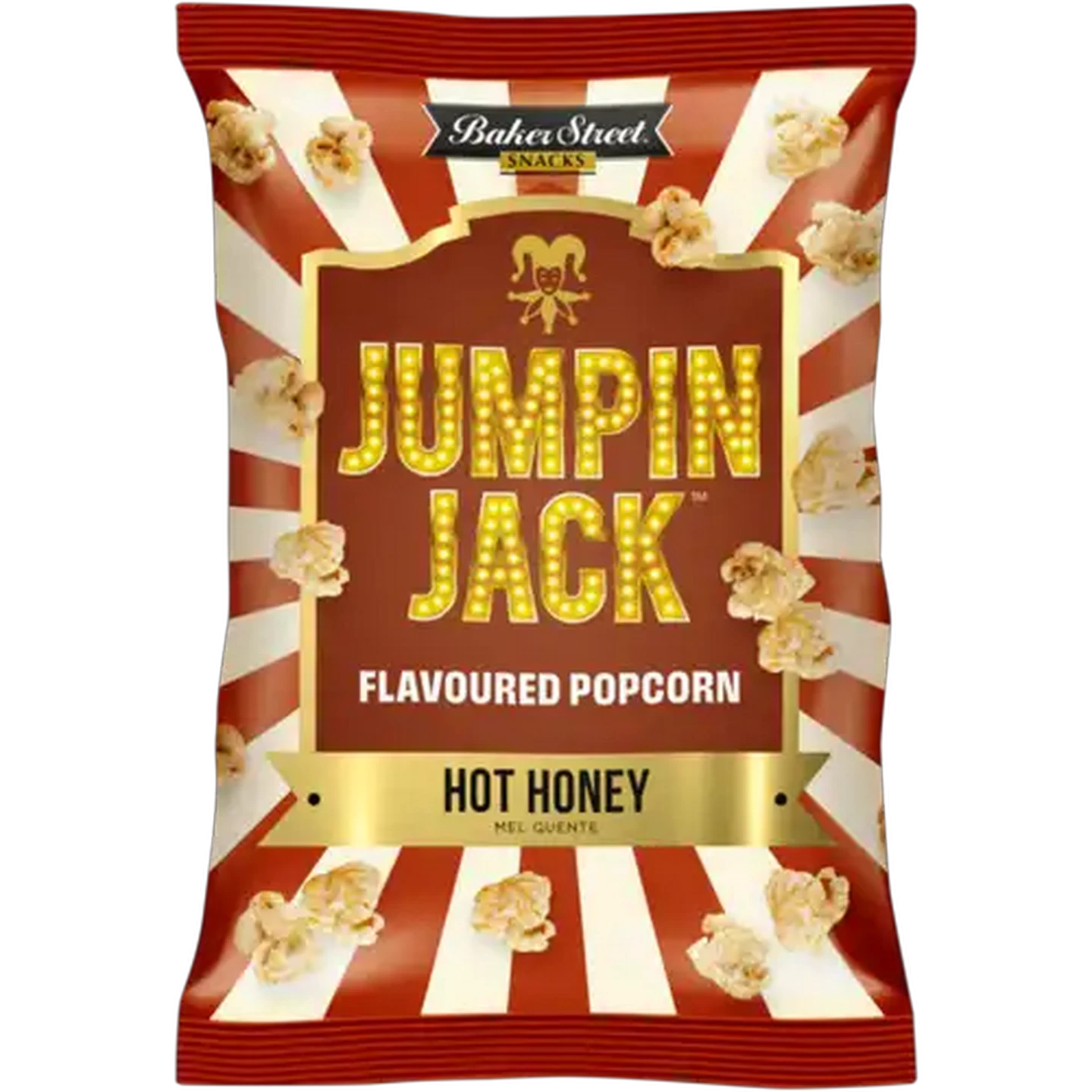 Image of Jumpin Jack Hot Honey Flavoured Popcorn 100g