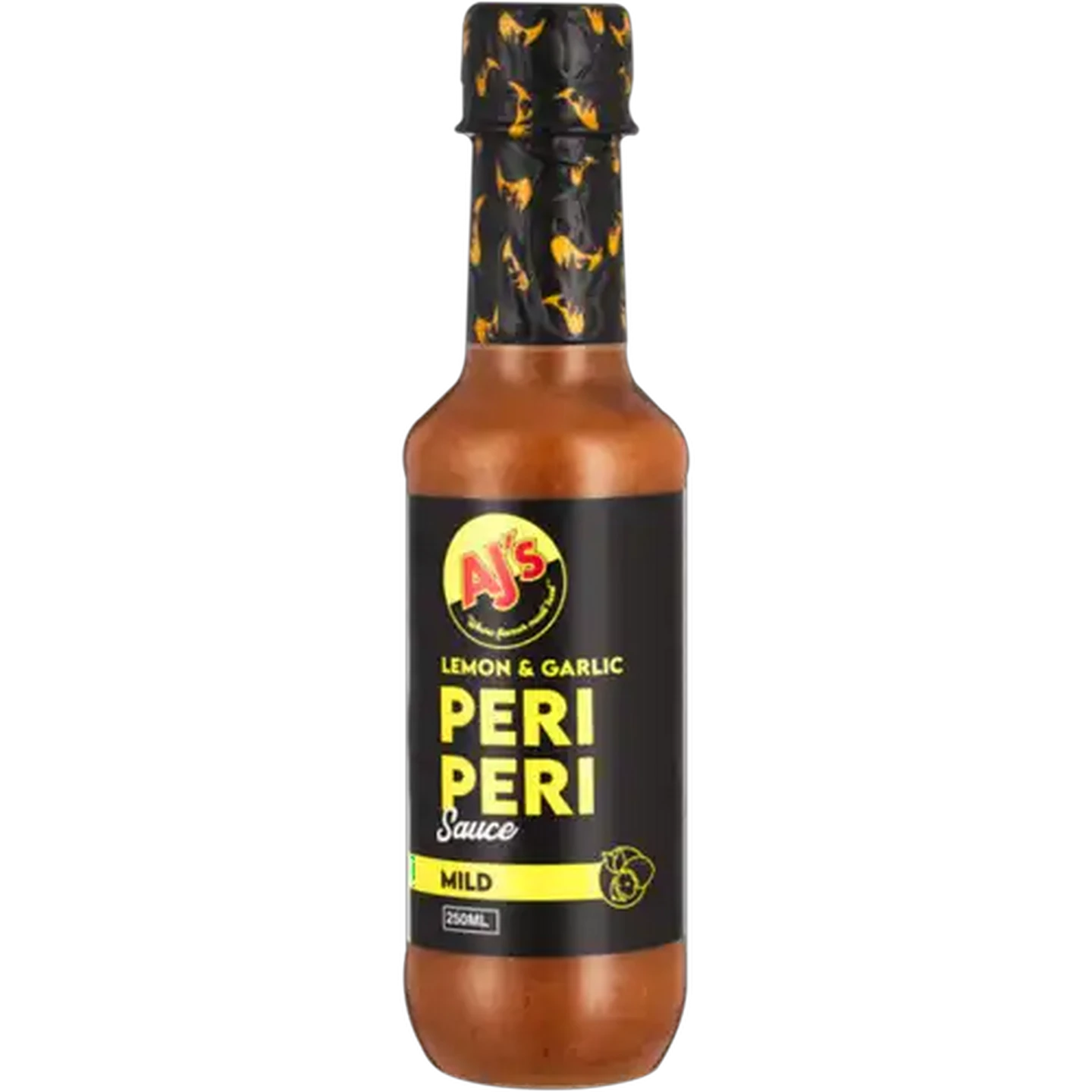 Image of AJ’s Mild Lemon & Garlic Peri Peri Sauce 250ml