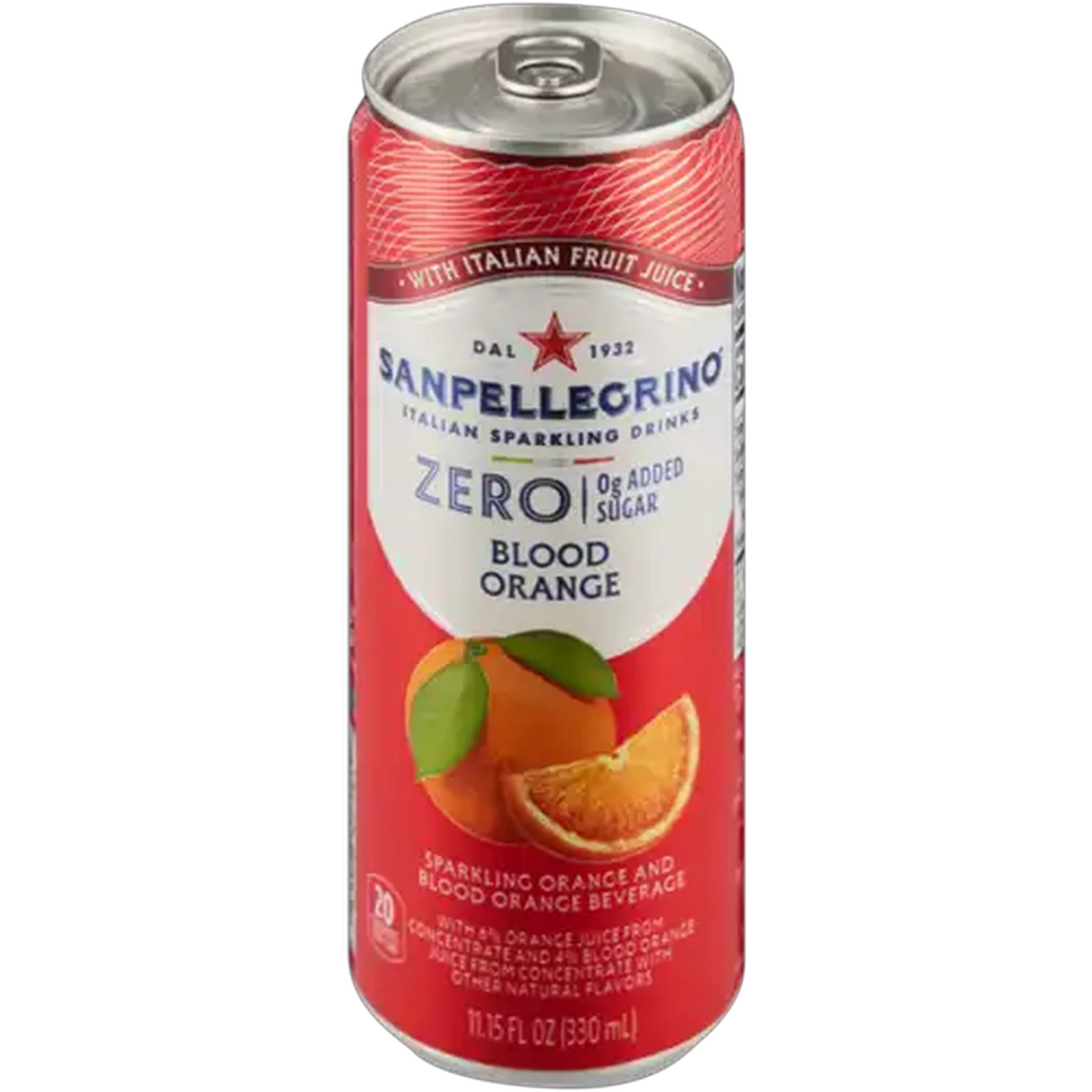 Image of Sanpellegrino Zero Blood Orange Sparkling Beverage 330ml
