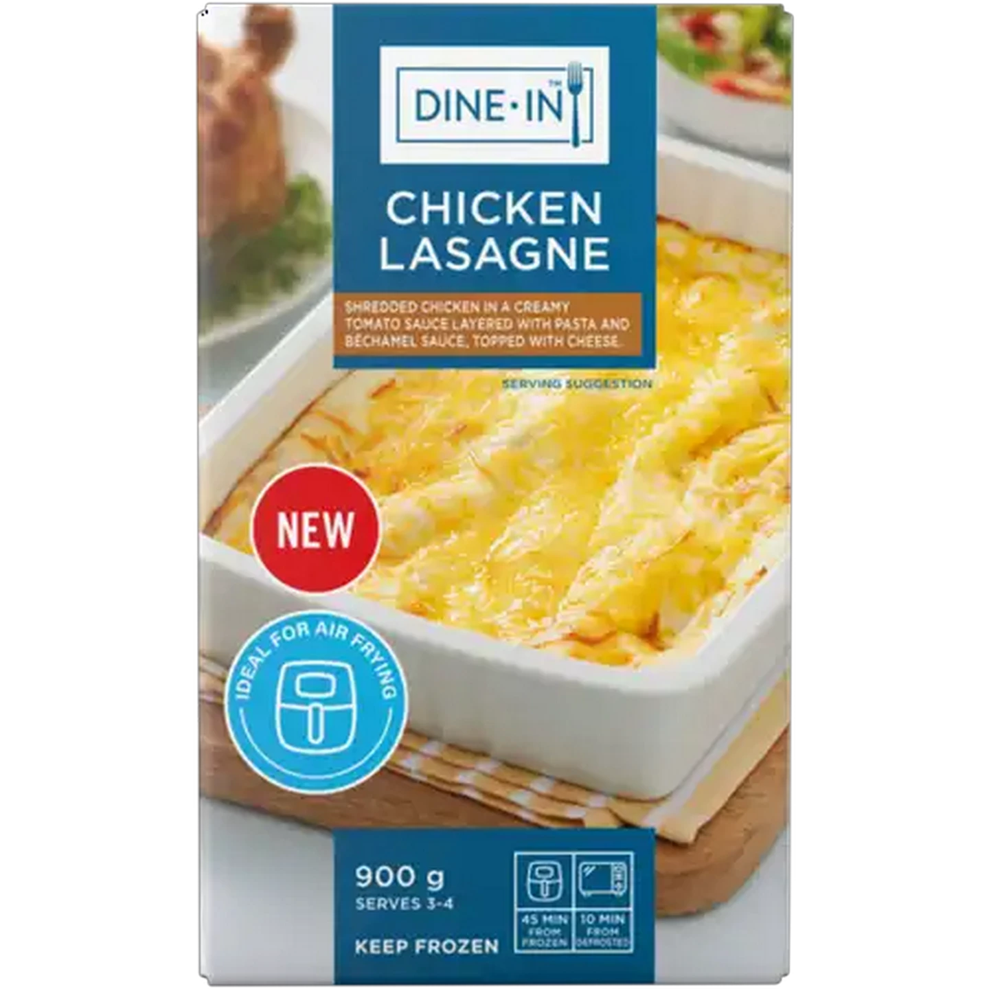 Image of Dine-In Frozen Chicken Lasagne 900g