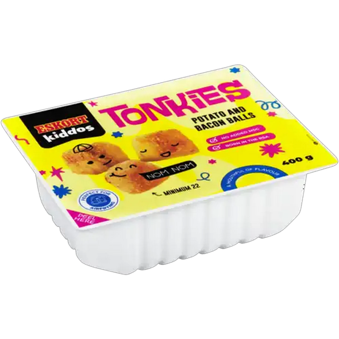 Image of Eskort Kiddos Tonkies Potato & Bacon Balls 400g