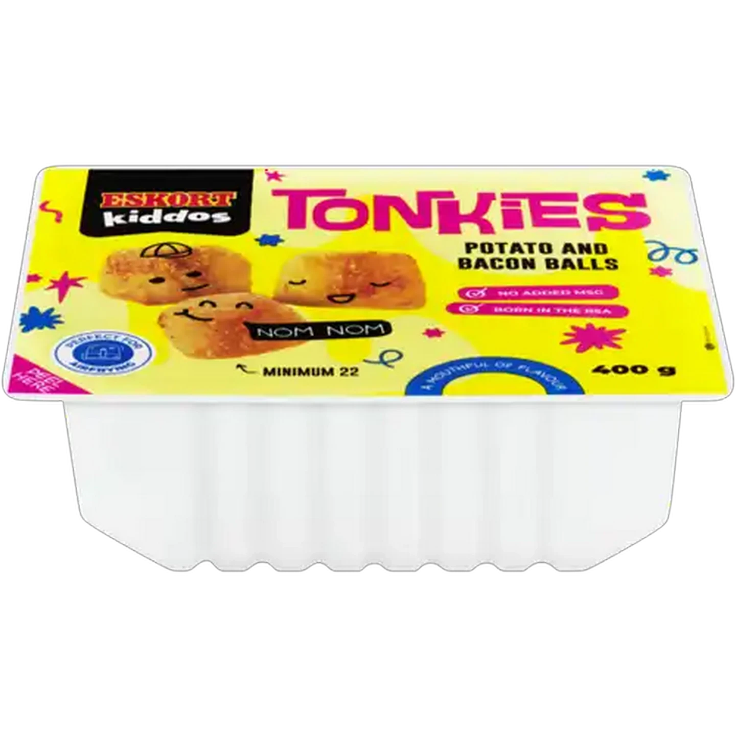 Image of Eskort Kiddos Tonkies Potato & Bacon Balls 400g