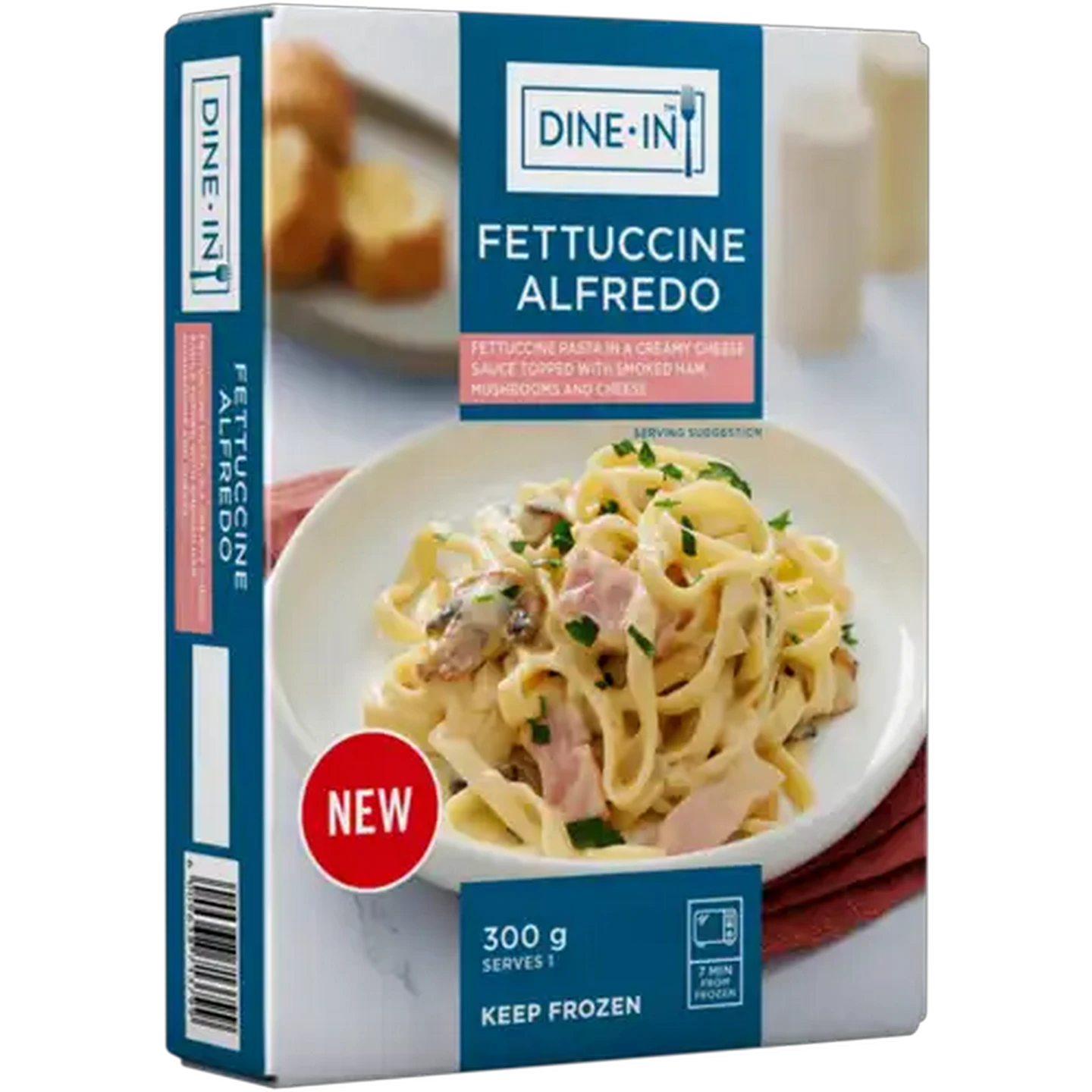 Image of Dine-In Frozen Fettuccine Alfredo 300g