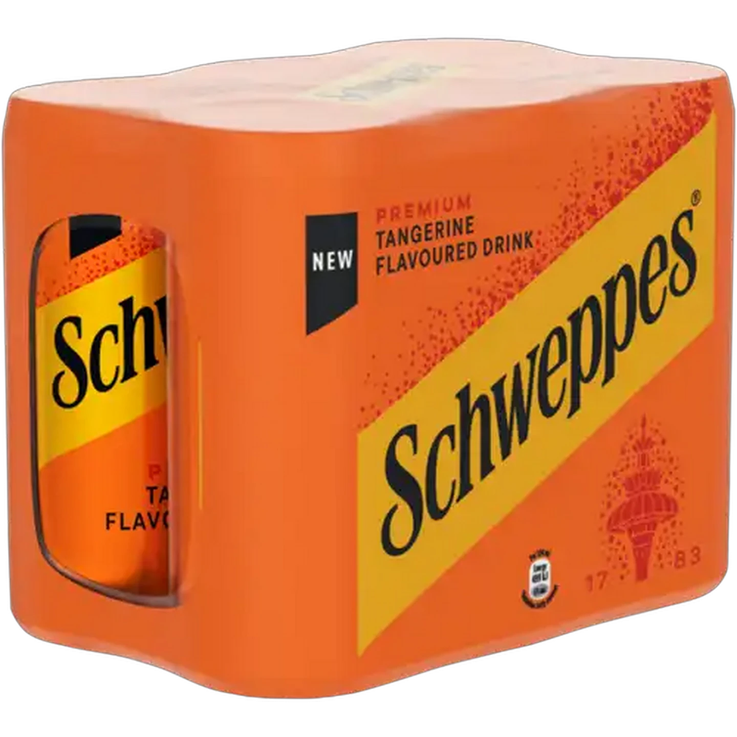 Image of Schweppes Tangerine Flavoured Soft Drink 6 x 300ml