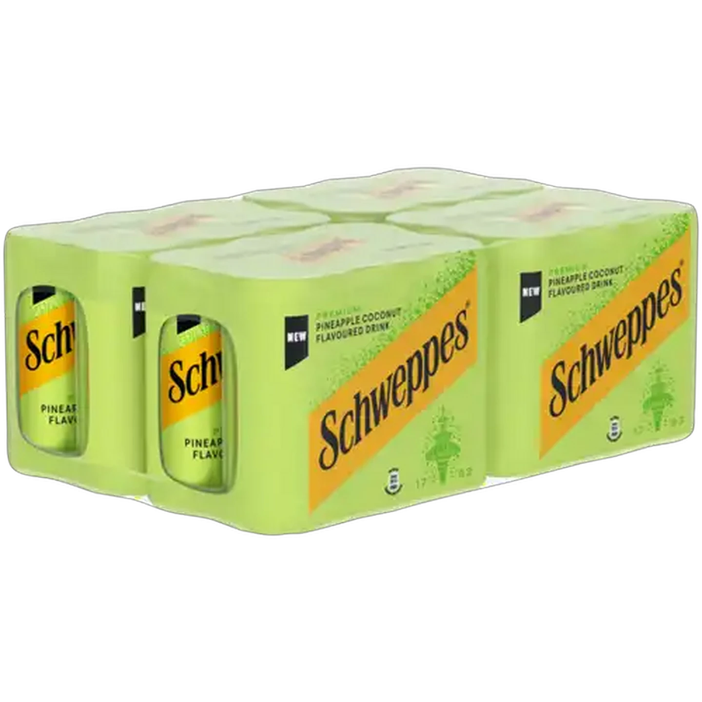 Image of Schweppes Pineapple Coconut Flavoured Drink 24 x 300ml