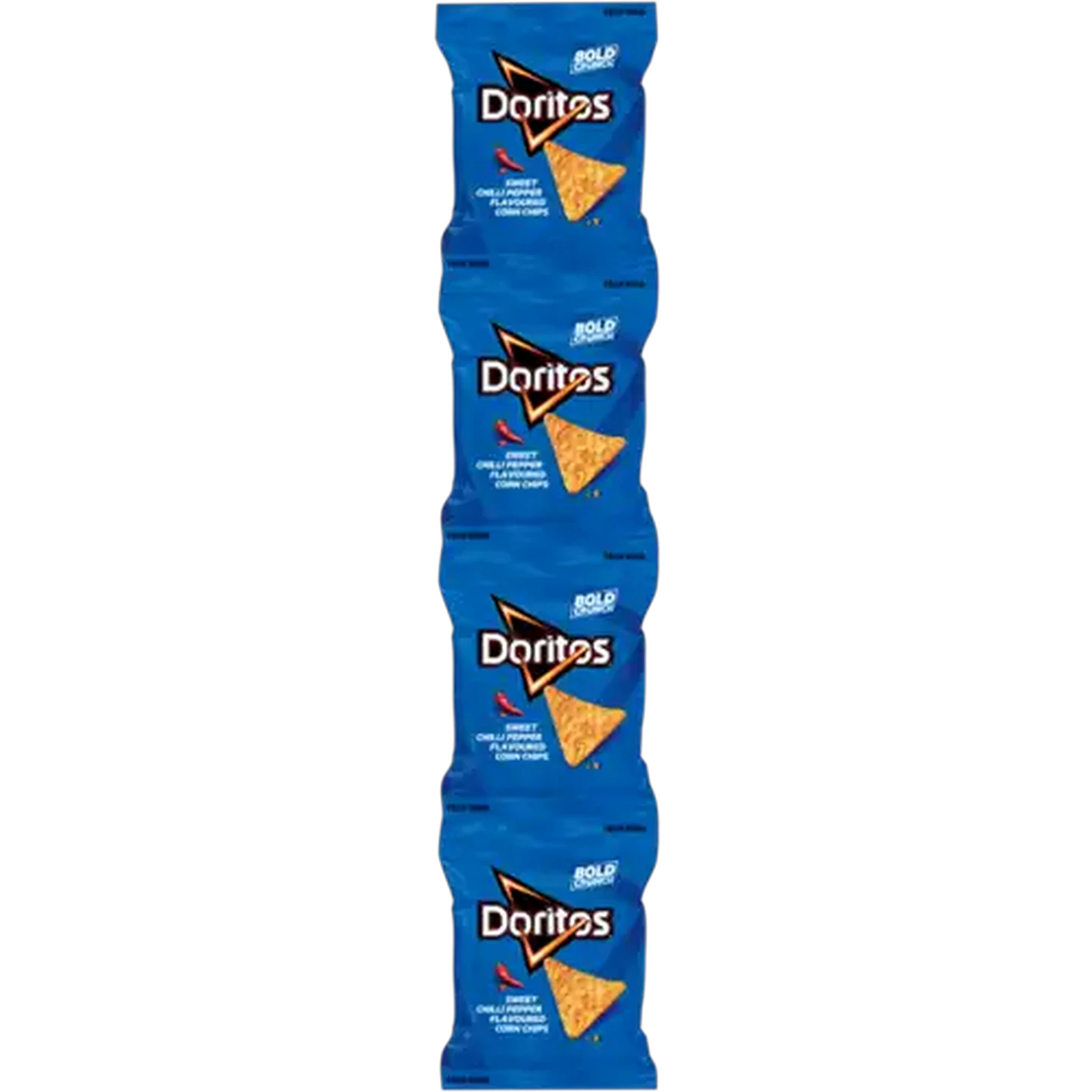 Image of Doritos Sweet Chilli Pepper Flavoured Corn Chips 4 x 30g