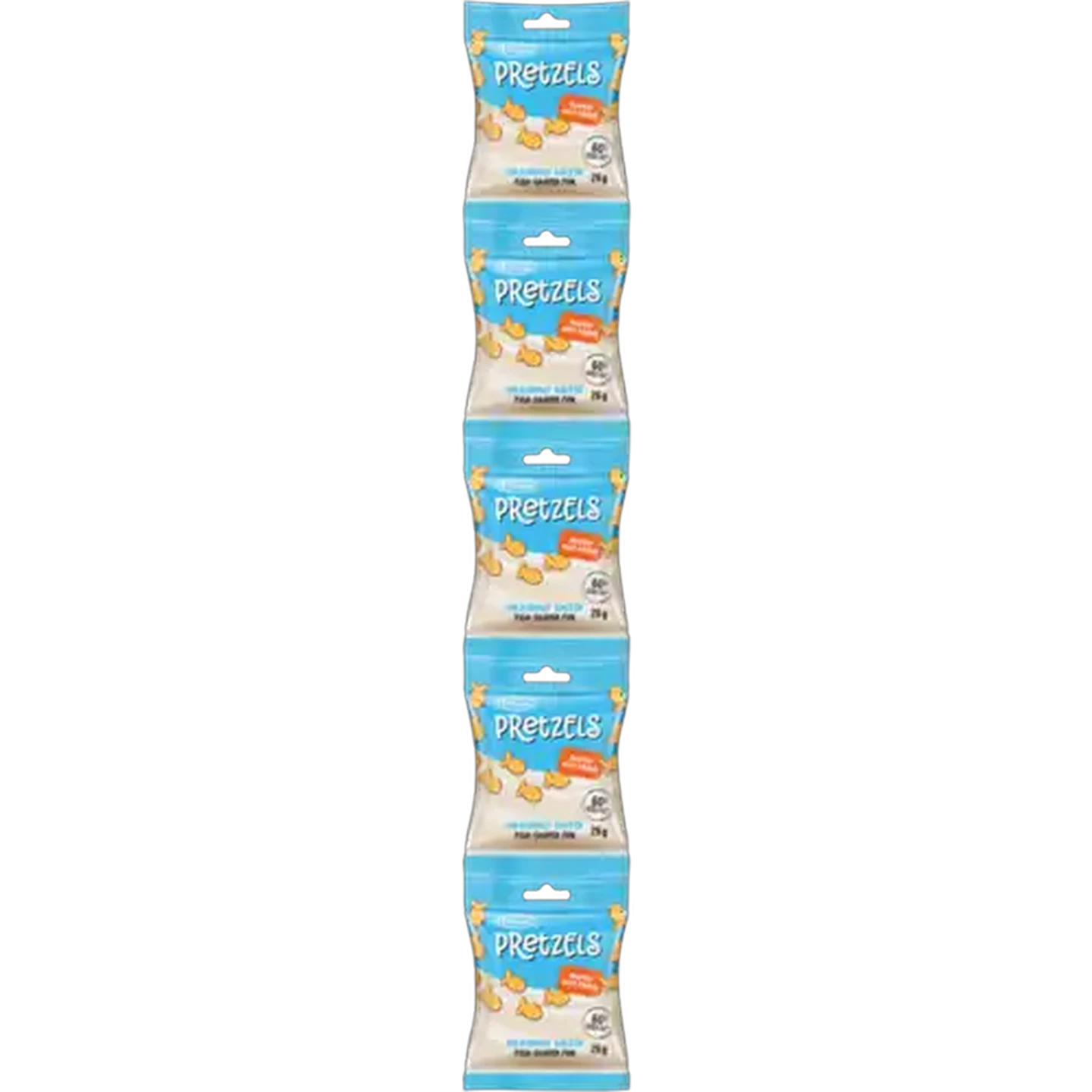 Image of Truda Pretzels Deliciously Salted Fish-Shaped Fun Baked Snack 5 x 26g