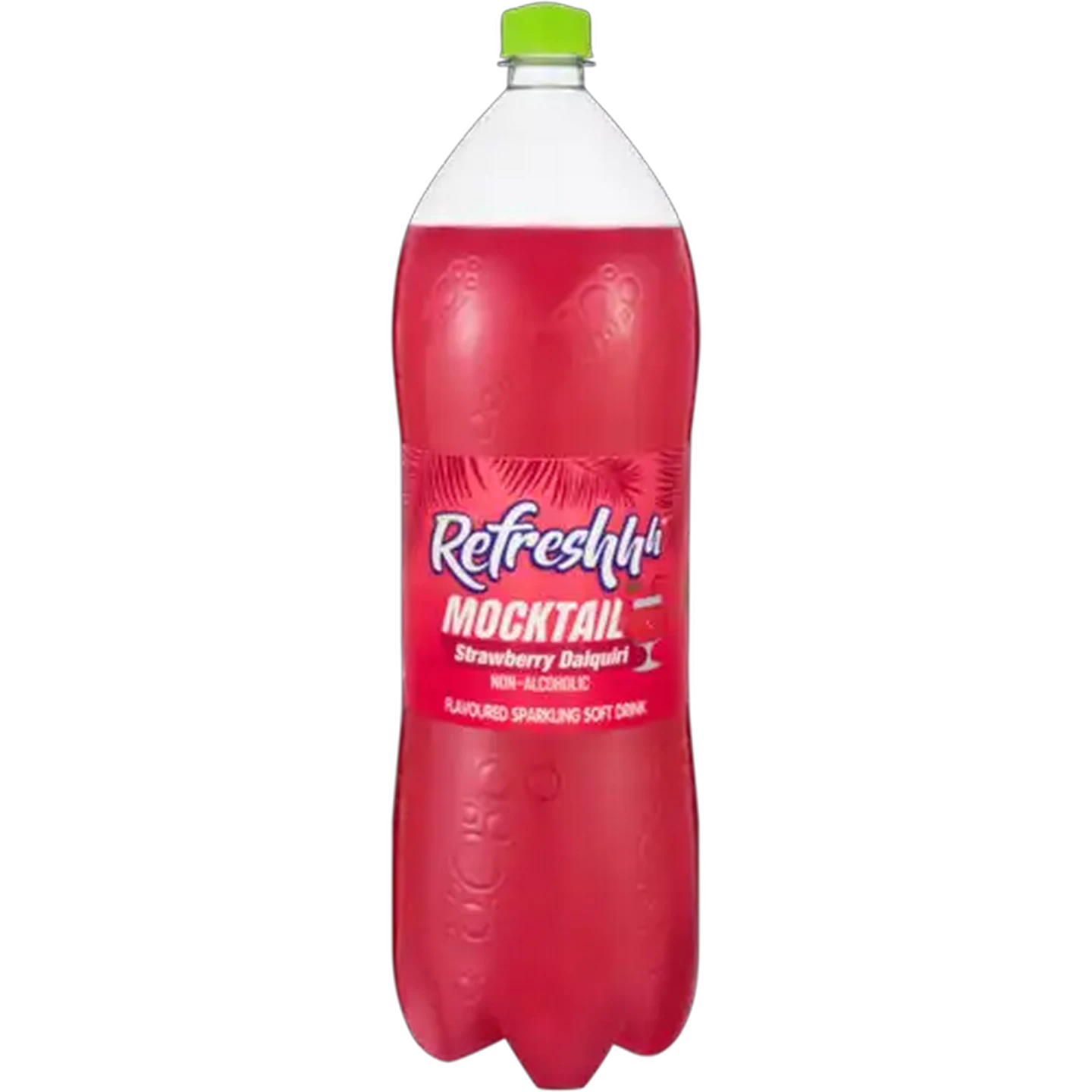 Image of Refreshhh Strawberry Daiquiri Flavoured Mocktail Sparkling Soft Drink 2L