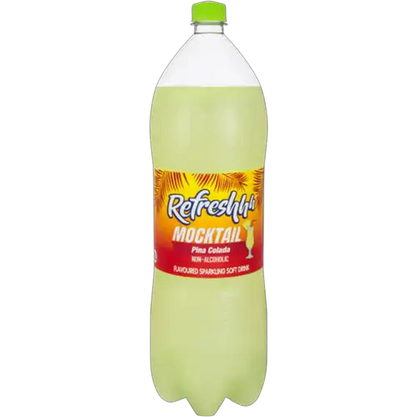 Image of Refreshhh Piña Colada Flavoured Mocktail Sparkling Soft Drink 2L